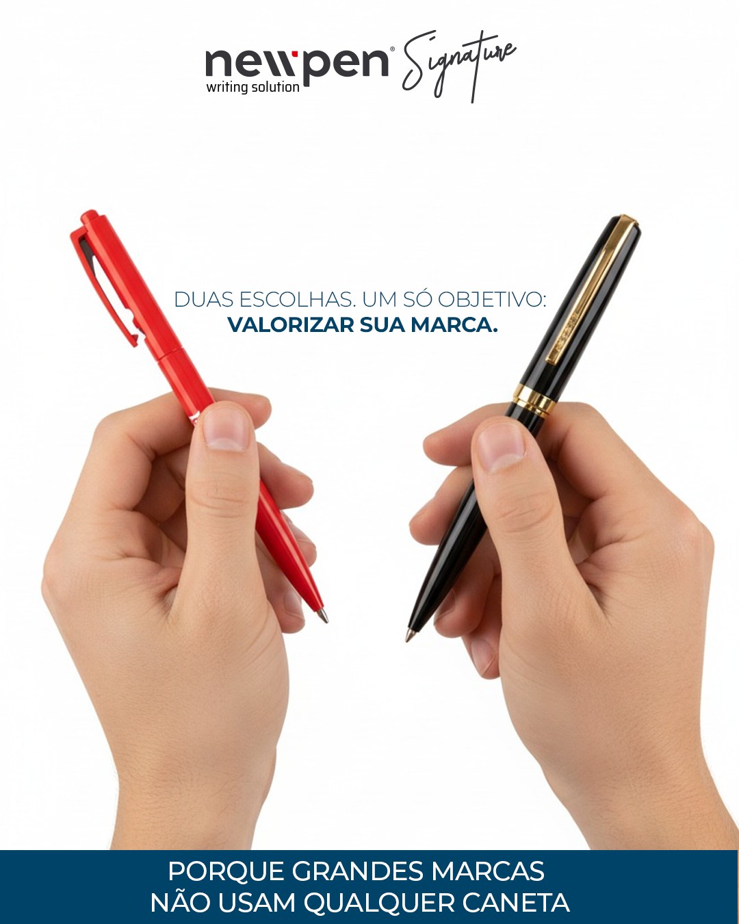 Clássica ou moderna?
Cada detalhe da Signature foi pensado para refletir estilos diferentes.
Comente: qual é mais a sua empresa?