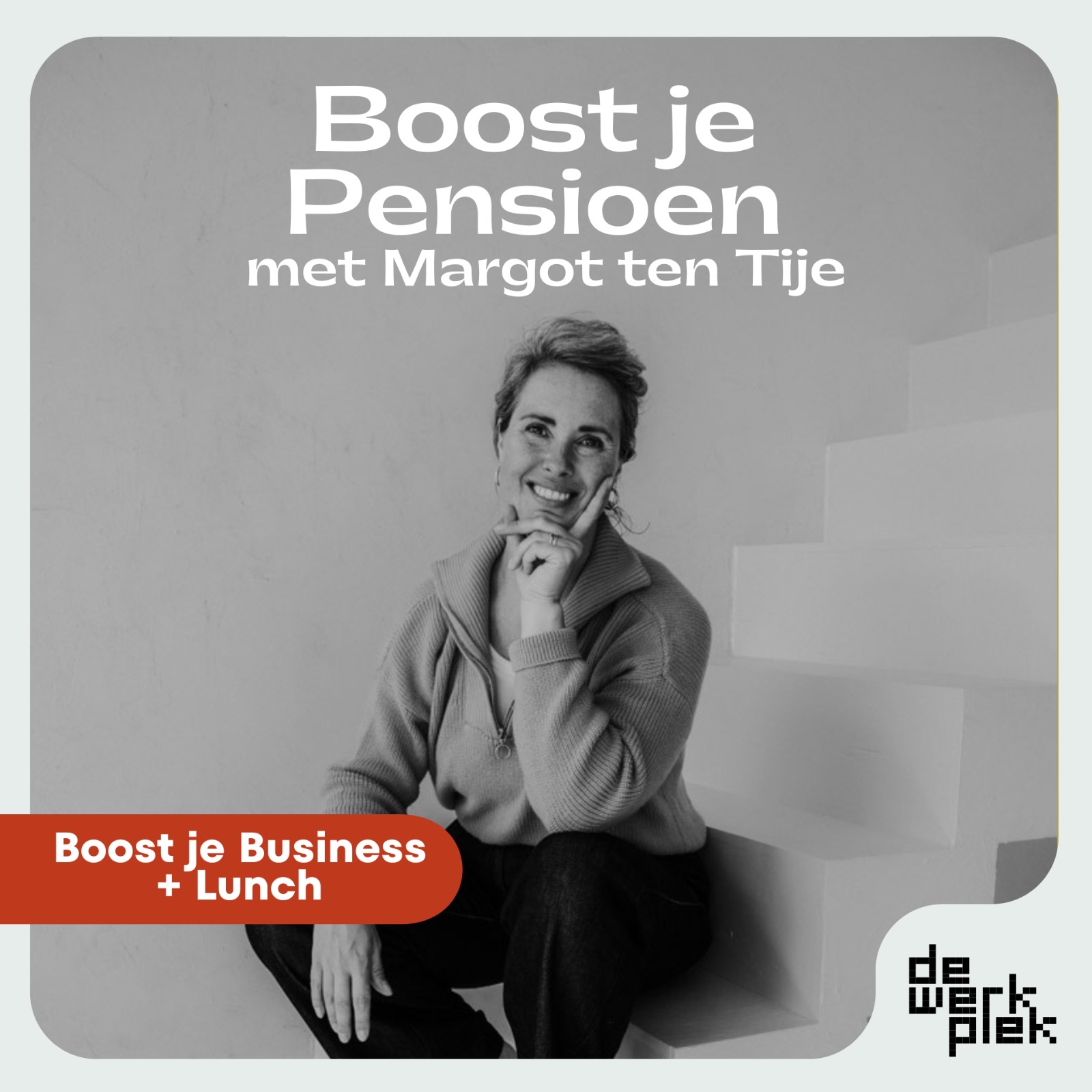 💰 Boost je pensioen ✨
Zelfstandig zonder pensioen? Of schuif jij dat “regelen voor later” ook eindeloos vooruit? Tijdens Boost je Business laat Margot ten Tije ( @financielebasis ) je zien hoe simpel het kan zijn.
👉 Wat je meeneemt:
💡 Hoe pensioen werkt (echt, het is niet zo saai 😉)
💡 Waar je checkt hoe je ervoor staat
💡 Praktische tips om je pensioengat te dichten
👩💼 Margot is financieel planner & feminist. Haar missie: vrouwen stimuleren meer te doen met hun poen.
⚡ Bonus: 2x een korte 1:1 sessie van 15 min – schrijf je in bij binnenkomst!
📍 de Werkplek, Amsterdam-Noord
📅 vrijdag 26 september 2025
#boostjebusiness #financiëlebasis #amsterdamnoord #zzp #financieelfeminist #financieelplanner #boostjepensioen #financielebasis
#coworkingamsterdam #flexplekamsterdamnoord #werkplekamsterdam #community #amsterdamnoord #ZZPamsterdam #ondernemeninnoord