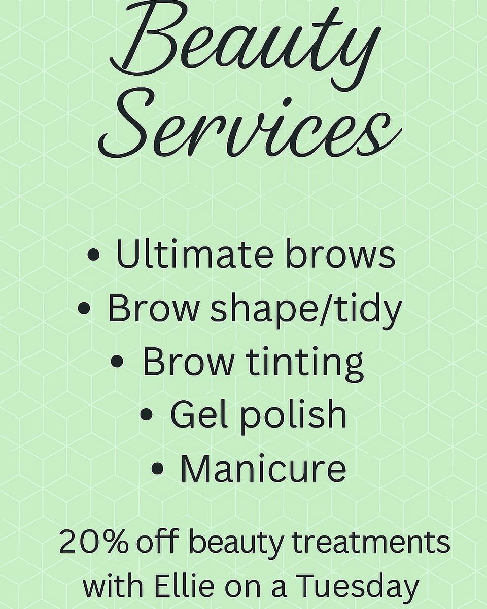 ✨ Beauty Services ✨
From flawless brows to perfect nails – we’ve got you covered 💅💖
• Ultimate Brows (includes personalised brow mapping, shaping, tinting and brow lamination. With Ellie)
• Brow Shape/Tidy
• Brow Tinting
• Gel Polish
• Manicure
🌿 Plus, enjoy 20% OFF beauty treatments with Ellie every Tuesday!
👀 Keep your eyes peeled… more exciting treatments coming soon!
🫶🏼Sam and Ellie will now be in the salon every Tuesday for all your hair and beauty needs
📍 Available at The Priory Falmouth
📅 Book your slot now and treat yourself midweek! Call 01326 212132
#BeautyServices #BrowsOnPoint #GelPolish #Manicure #BrowTint #SalonOffer #BeautyDeals #PamperTime #pamper #GlowUp #ThePriory #LoveFalmouth #loveCornwall #strongwomen #supportlocal #aestetics #beauty #loveyourself #cornishsalon #beautiful #hairsalon #beauty #hairincornwall #beautyincornwall #bythesea #smile #gorg #behindthechair #salonsincornwall #radiantskin