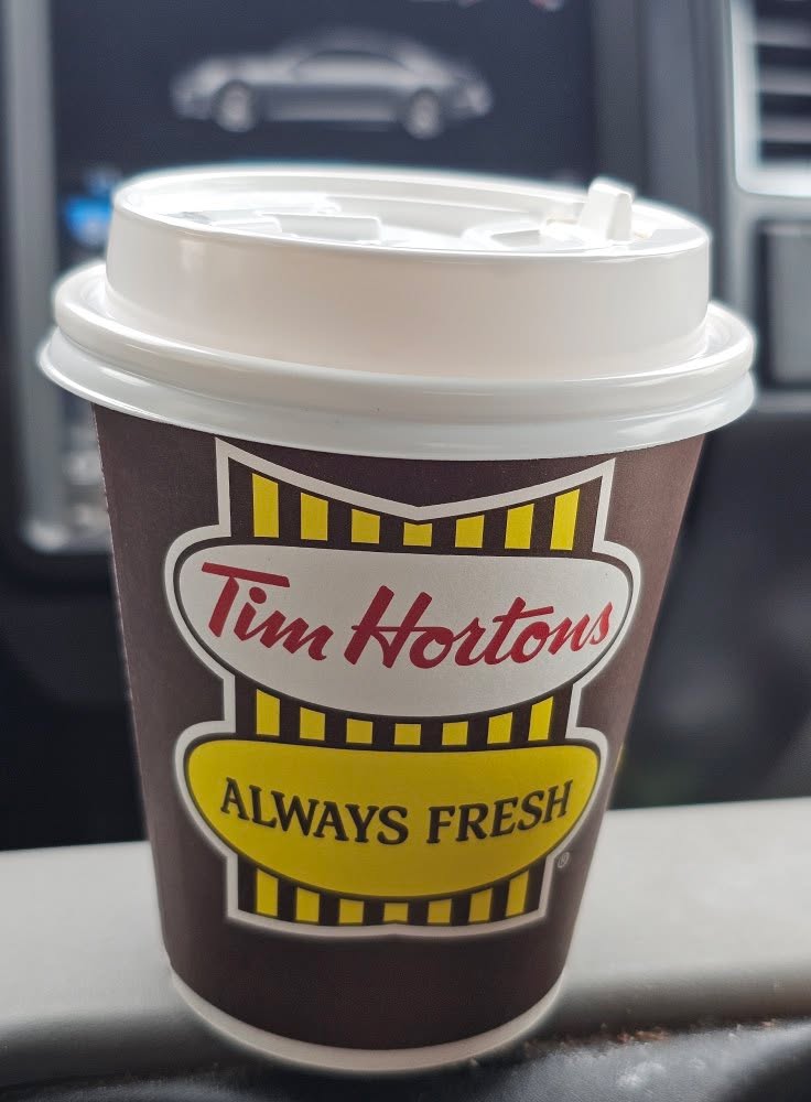 Tim Hortons cup today... The way it looked way back when I moved to Toronto.
