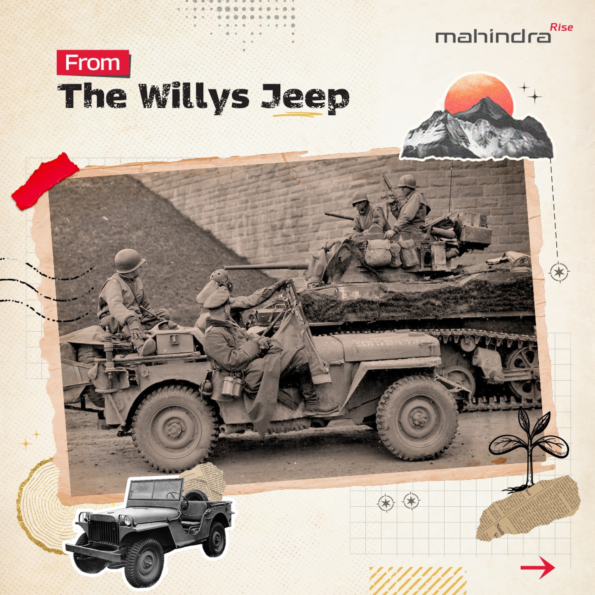 From the iconic Willys Jeep to a future led by electric mobility.
.
#80YearsOfMahindra #HowItStartedHowItsGoing