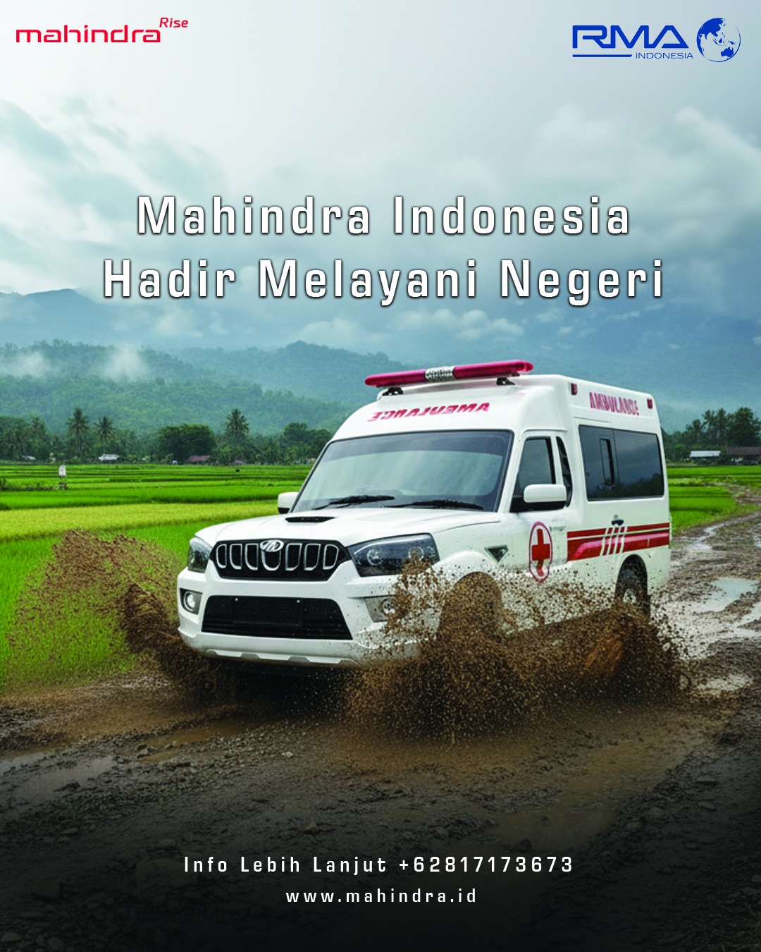 Saat setiap detik begitu berarti, keandalan menjadi prioritas. Didesain tangguh, siap menghadapi segala medan, Mahindra Ambulance Scorpio siap hadir menjadi partner anda untuk melayani negeri, hingga ke pelosok tanah air. Hubungi +62817173673 untuk informasi lebih lanjut.
.
.
.
#MahindraIndonesia #MelayaniNegeri #ambulance #MahindraScorpio #PikUpKeren #MahindraIndonesia #YourPartnerInSuccess #RMAIndonesia #mahindra4x4 #mining #plantation #farming #miningindonesia #minerals #coal #tambang #sobatenergi #ESDM #miningexpo #agriculture #agriculturelife #tipsandtrick #pertanian #perkebunan #pertambangan #fleet #fleetrental #rentalfleet #pickuprental