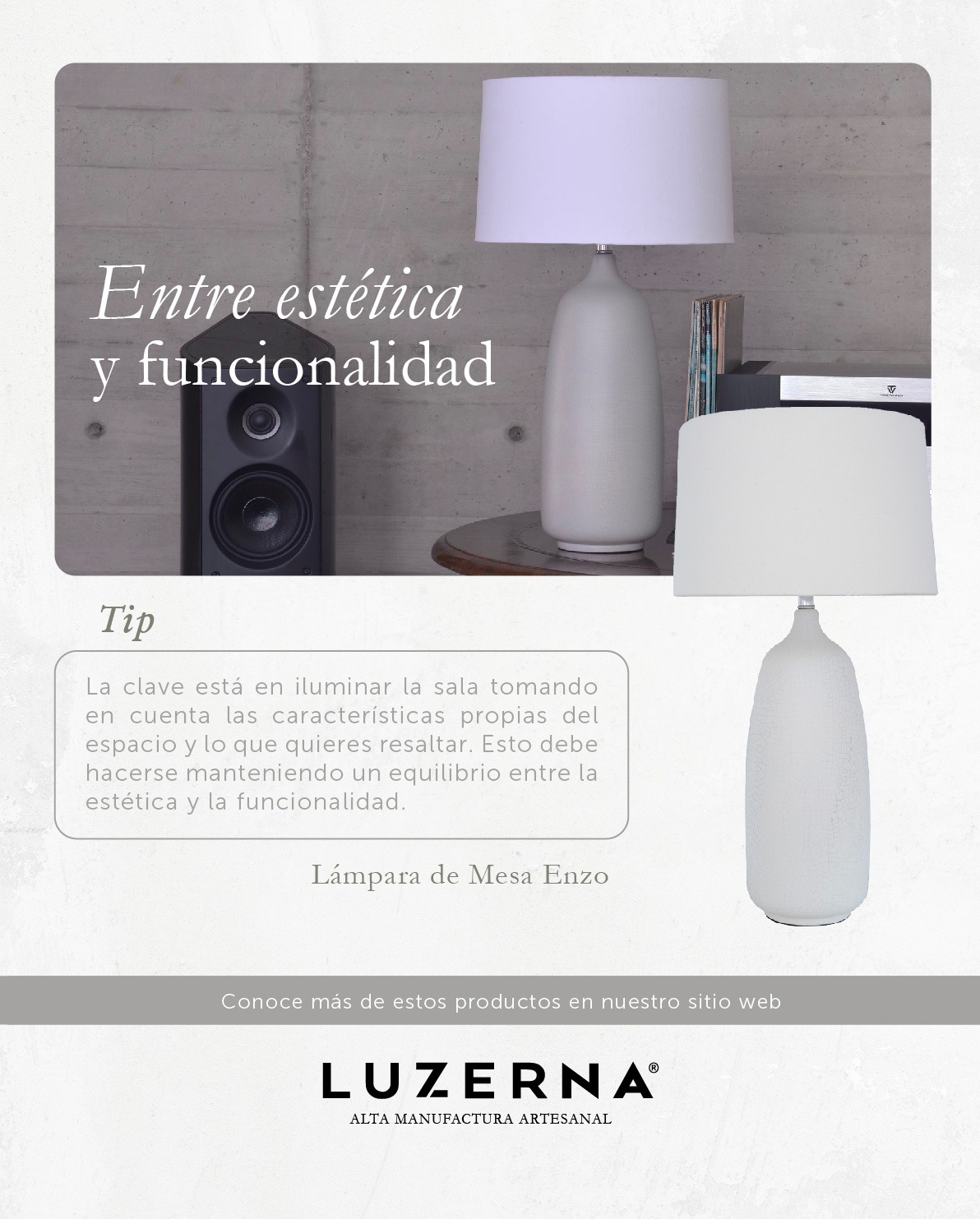 💡 Tip de iluminación:
La Enzo es perfecta para crear una atmósfera cálida y sofisticada en espacios contemporáneos.
https://www.luzerna.com.mx/product-page/l%C3%A1mpara-enzo-grande
#iluminación #lamparas #decoradores #decoracion