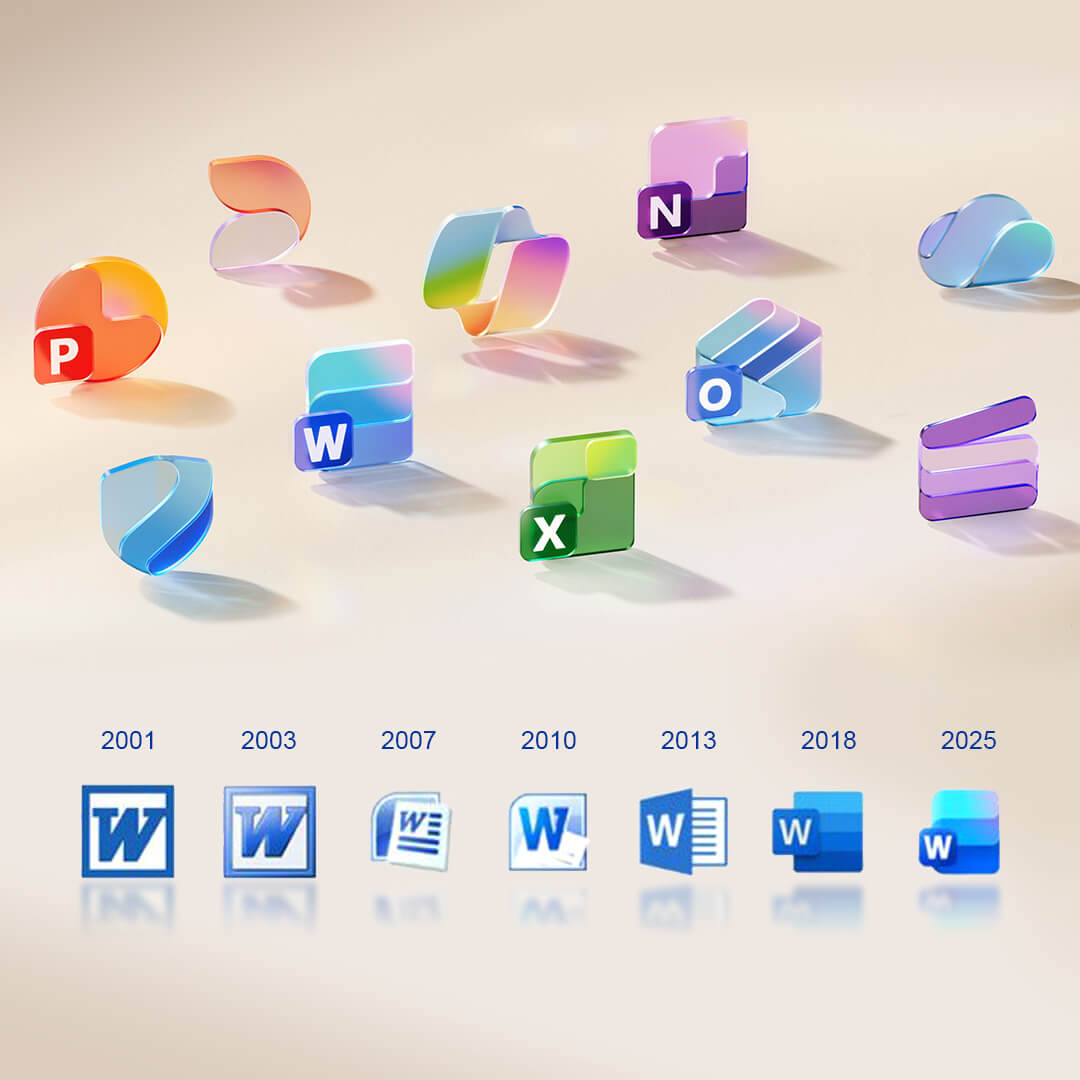 Transparency trend: After Apple's liquid glass, Microsoft's new icons.
.
#logo #icons #graphicdesign #microsoft