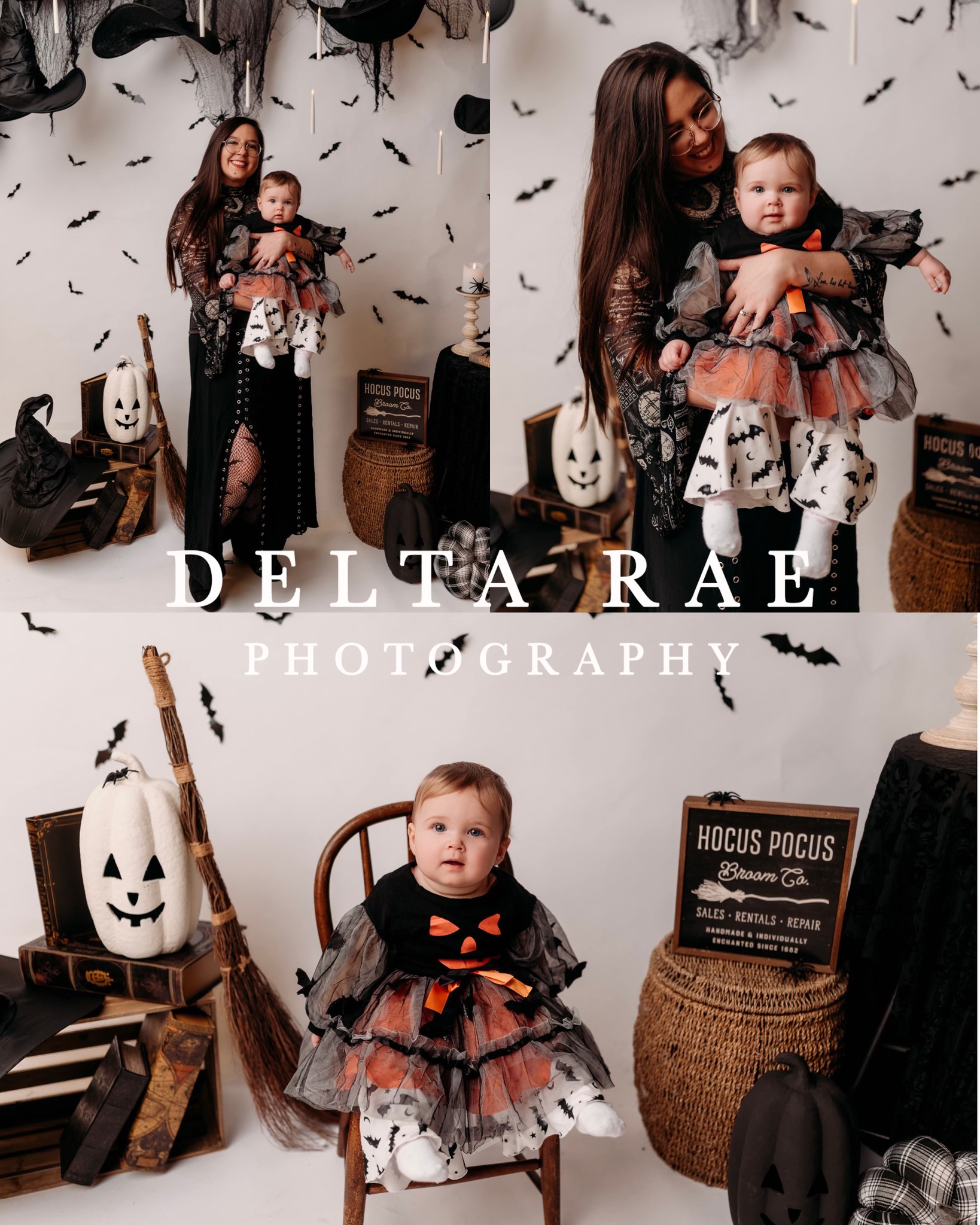 🖤✨ The magic isn’t over yet! ✨🖤
Carli and her adorable 9-month-old daughter stopped in for their Mini Witchy Portraits, and how sweet are they?! 🧙♀️💫 Their matching witch outfits were pure magic — and yours could be too!
I’ll be here at the new studio (134 S. Main St - located inside Willow & Ash Decor Co.) offering Mini Witchy Portraits until 7pm tonight!
📸 $15 per digital image or $25 for 3 images
Everyone who gets a photo taken will also be entered into our **Best Witch/Warlock Costume Contest** — the winner gets a prize! 🌙
Come join the fun before the magic fades! 🕯️🖤
#DeltaRaePhotography #WitchyPortraits #WitchesNightOut #WillowAndAshDecor #SpookySeason #FallMagic #ShopLocal