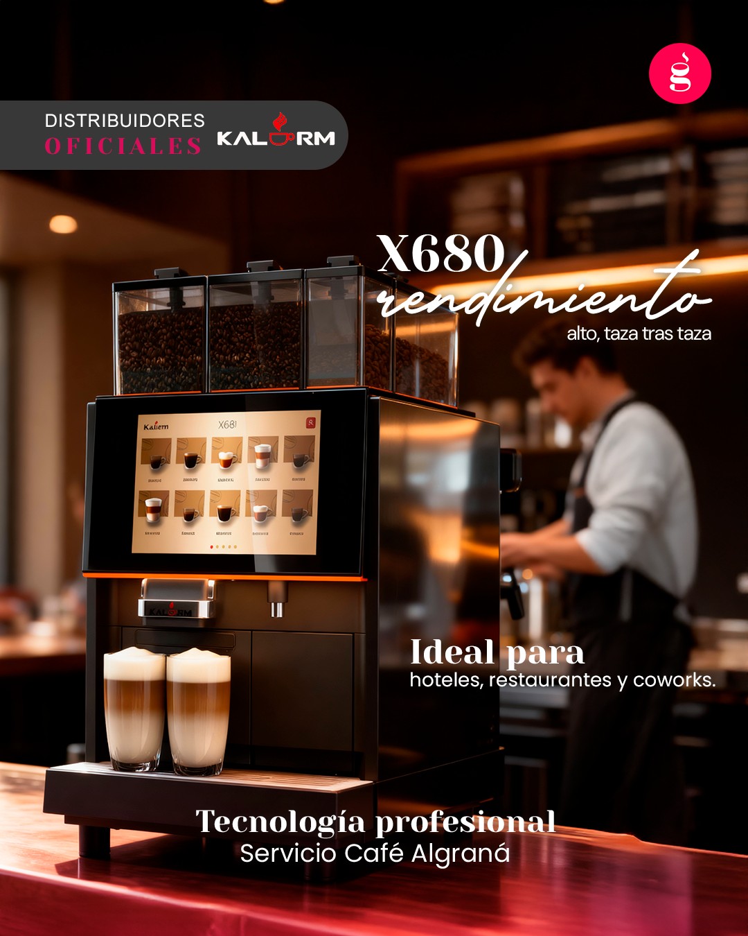 ⚙️☕ X680: rendimiento alto, taza tras taza.
La elección ideal para negocios que necesitan potencia, precisión y café perfecto todo el día.
🌱 Café Algraná · Distribuidores oficiales Kalerm en México.
#KalermX680 #CaféAlgraná #CoffeeLovers #CoffeeExperience
