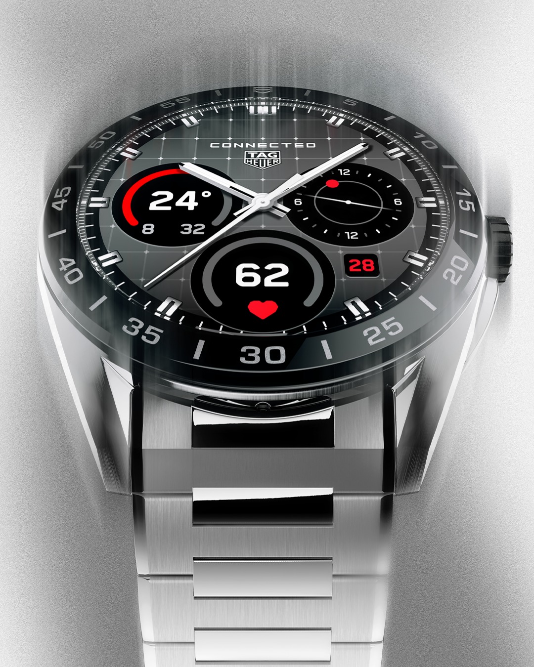 Say hello to the @tagheuer  Connected Calibre E5 🚀.
This is the fifth generation, and trust me, it’s the most refined expression of TAG Heuer’s Avant-Garde philosophy yet. It beautifully unites that Swiss watchmaking soul we love with cutting-edge tech. Ten years of pioneering, and they've just leveled up the luxury smartwatch game.
But for athletes, the real star is the 40MM x New Balance Edition! This collab brings together a lightweight, black DLC titanium case with a deep violet colorway and includes exclusive features like six New Balance running programs built right into the TAG Heuer OS.
Digital heart, mechanical soul. What do you think of the new E5? 
🌐Link in Bio
#tictoctime #TAGHeuer #TAGHeuerConnected #CalibreE5 #LuxurySmartwatch #WatchesOfInstagram  #ConnectedWatch #Swisswatch #Watchlover #Watchblogger