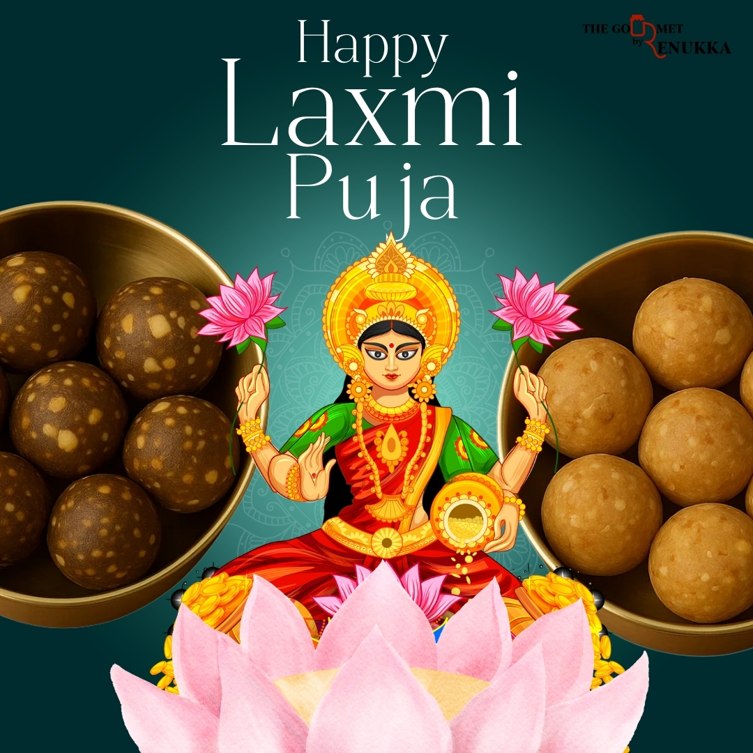 Wishing you a prosperous and joyful Laxmi Puja! 🌼✨ Celebrate this special occasion with the finest treats from The Gourmet by Renukka. Let’s fill our homes with love, light, and delicious flavors! What’s your favorite Laxmi Puja tradition? Share with us! 💖 #LaxmiPuja #CelebrateWithUs #thegourmetbyrenukka