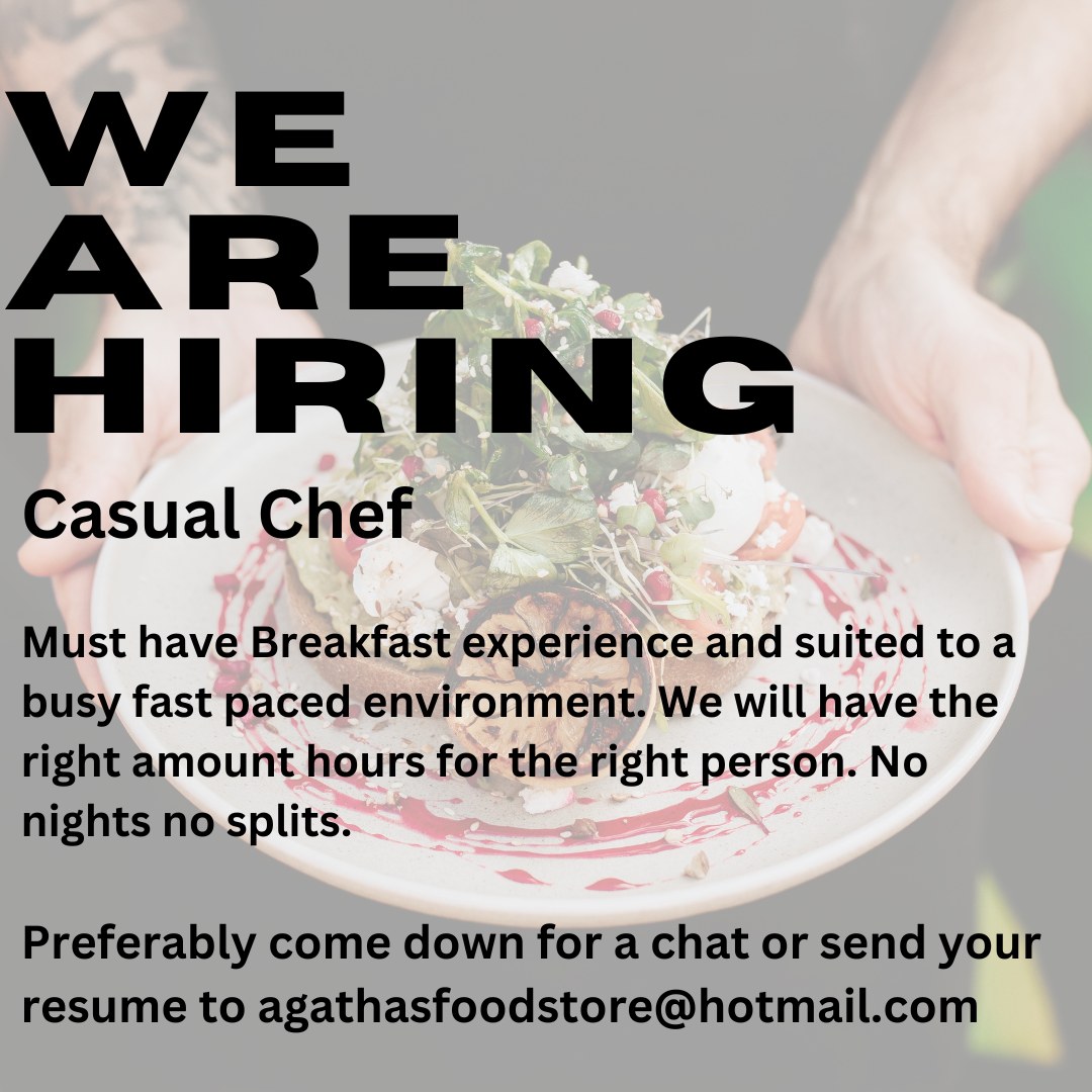 Looking for our next kitchen staff for summer!