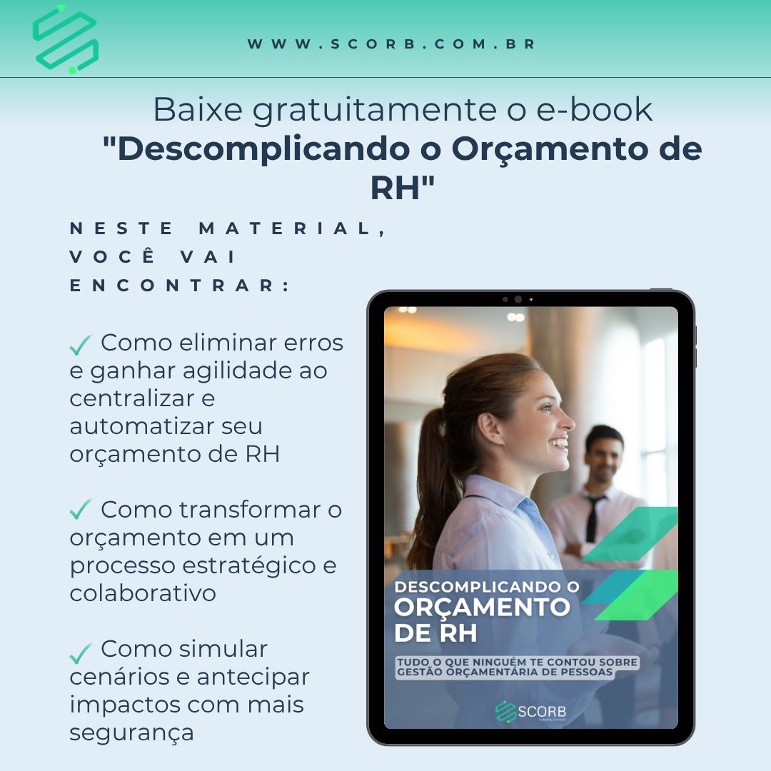 Seu orçamento de RH está te sobrecarregando?
Transforme-o em um aliado estratégico. Chega de planilhas confusas e decisões no escuro.
Com o e-book gratuito do SCORB, você vai descobrir como simplificar a gestão de custos com pessoas e ganhar mais agilidade, segurança e controle para o seu RH.
Ideal para gestores que querem:
✔ Reduzir erros e retrabalho
✔ Antecipar impactos e planejar com precisão
✔ Envolver líderes e BPs no processo
Baixe agora e dê o próximo passo rumo a um RH mais estratégico!
https://lnkd.in/grziTjSp
#SCORB #GestãoDePessoas #OrçamentoDeRH #GestãoOrçamentária #RHestratégico #PlanejamentoDePessoal #Remuneração #GestãoDeCustos #InovaçãoEmRH