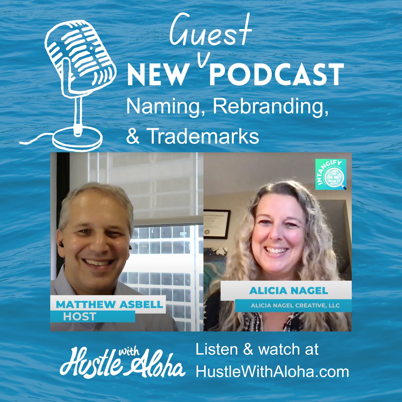 You know when someone seems to bring the "smart" out in your and make you feel good about yourself? Well I feel like that's what just happened when I was a guest on the Intangify Podcast, hosted by Matthew Asbell @asbellmd! We deep dive on business naming, rebranding, and trademarks - how to navigate them without compromising how your brand is represented. Matthew is an intellectual property lawyer who helps businesses file and defend their trademark and copyrights for business names, logos, and brand assets. We discuss how to overcome that heartbreaking moment when your ideal business name or product name is taken, or when you feel "brand stuck" because your current name no longer fits your growing business. It's divine nerdiness between two people really passionate about naming, brands, and how to get unstuck when it seems like there's no names left! LOL It's also really well edited, hosted, and produced - inspiring for me to see as I work on growing my own skills as I produce my own podcast with @hustlewithaloha Thank you so much for having me Matthew!