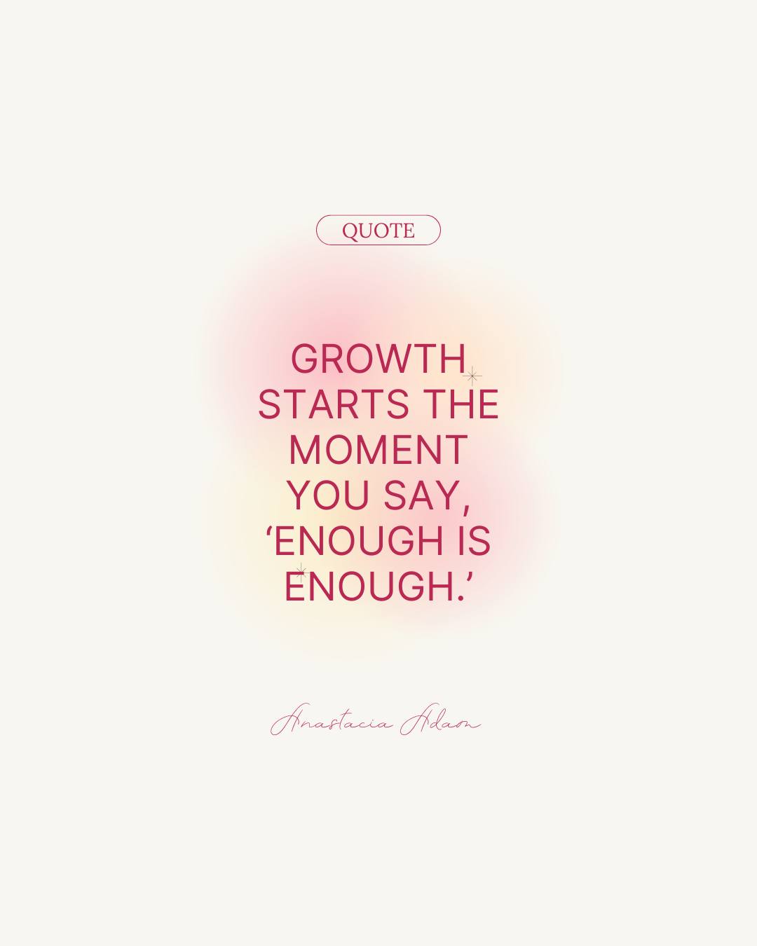 Ever hit that point where you just can’t do it anymore?
Where the pretending, the pushing, the pleasing — it all feels too heavy?
That’s the moment real growth begins.
Because saying “enough” isn’t weakness. It’s the start of becoming who you were always meant to be.
#MindsetShift #HealingJourney #SelfDiscovery #AnastasiaAdam #ThriveAndAchieve #EmpoweredWomen #YouAreEnough #GrowthMindset