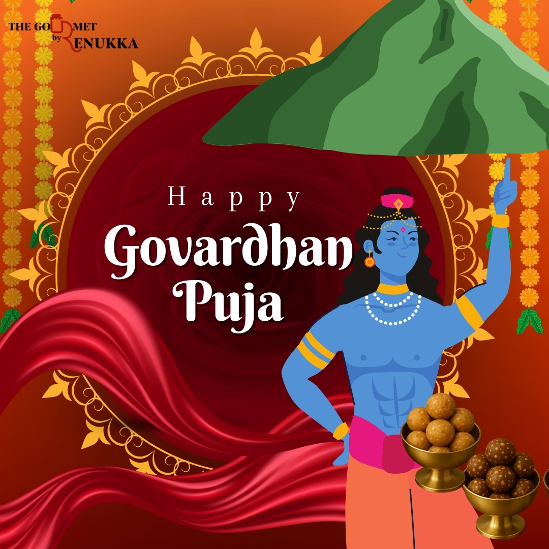 Happy Govardhan Puja! 🌼✨ Celebrate this special day with the delicious flavors of Gourmand by Renukka. Let’s come together to honor tradition and indulge in some mouthwatering treats! What’s your favorite dish for this festive occasion? Share with us! 🍽️ #GovardhanPuja #GourmetByRenukka #FestiveFlavors
