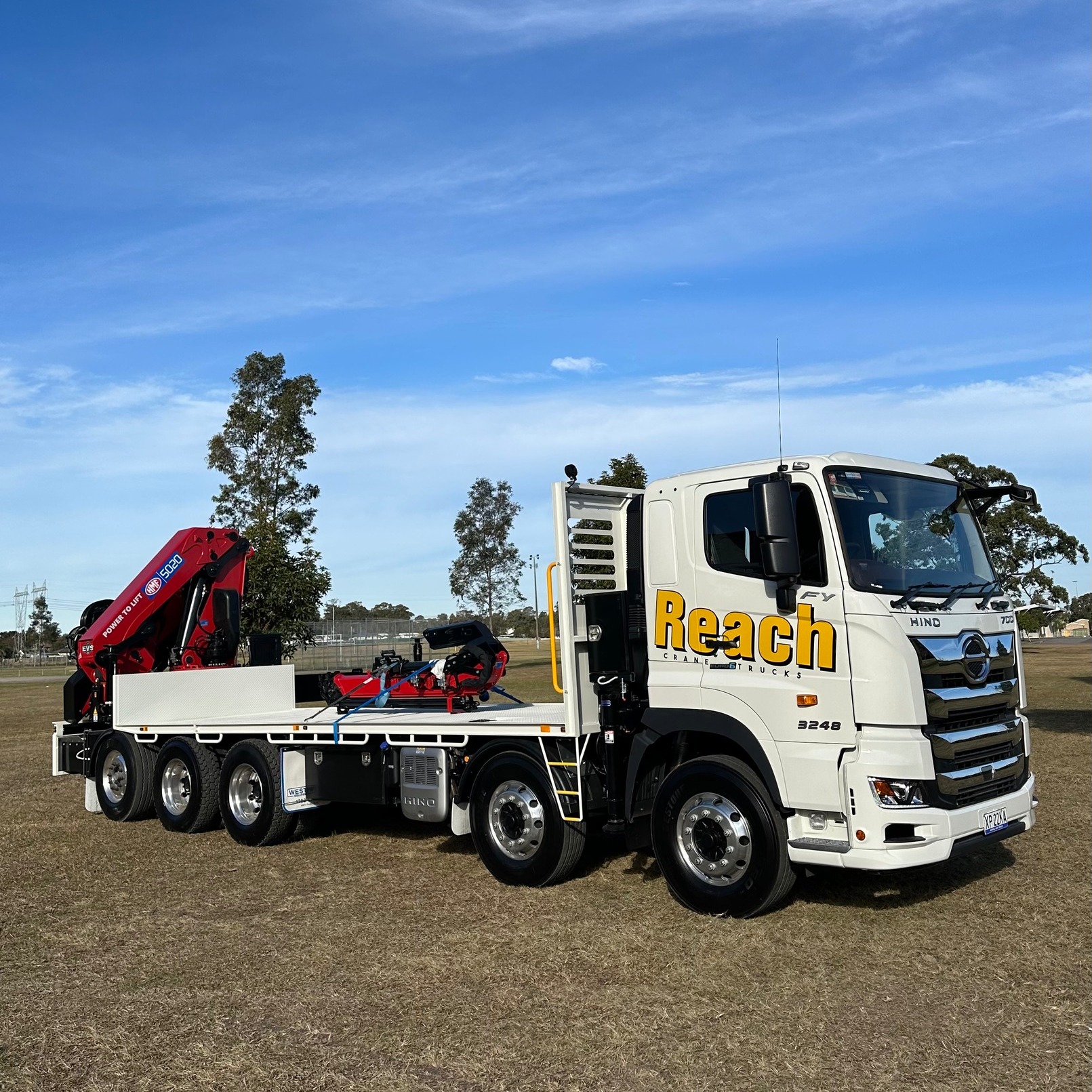 We are delighted to announce a major milestone in our company's history - the expansion of our fleet with the addition of Truck 22!
This remarkable @hinotrucks is designed to take our services to the next level, featuring a generous 7m usable tray that provides ample space for transporting a wide variety of cargo, from heavy machinery to bulk materials. The truck's impressive dimensions ensure that we can accommodate even the largest and most complex loads, making it an invaluable asset to our operations.
Furthermore, Truck 22 is equipped with a state-of-the-art @hmf.australia 5020-K crane which boasts an exceptional lifting capacity of 1730kg at 18m without the flyjib and 350kg at 32m with the flyjib.
#cranetrucks #cranehire #trucking #TransportationSolutions #reachcranes #reachcranetrucks #cranetrucksydney #hinotrucks #hmfcranes