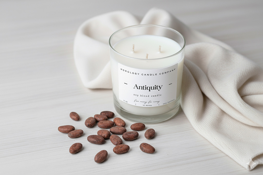 ✨ Antiquity ✨
There’s something quietly comforting about lighting a candle that smells like time itself — warm cocoa, soft cashmere, and a hint of nostalgia.
This one feels like curling up with a classic novel and a cup of something rich while the world slows down around you.
🕯️ Antiquity by Horology Candle Company — from memory, for memory. www.horologycandles.com
#HorologyCandles #Antiquity #CozyLuxury #CandleLovers