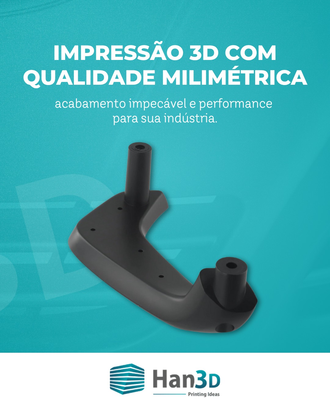 Na Han3D, acreditamos que a perfeição está nos detalhes.
Com nossas tecnologias de impressão 3D, criamos peças complexas com alta fidelidade e acabamento superior, ideais para protótipos, moldes e aplicações industriais.
🚀 Mais que imprimir, nós entregamos soluções sob medida para acelerar o seu projeto.
👉 Descubra como a Han3D pode transformar sua ideia em realidade.
#Han3D #Impressão3D #AltaPrecisão #Protótipos #ManufaturaAditiva #Inovação