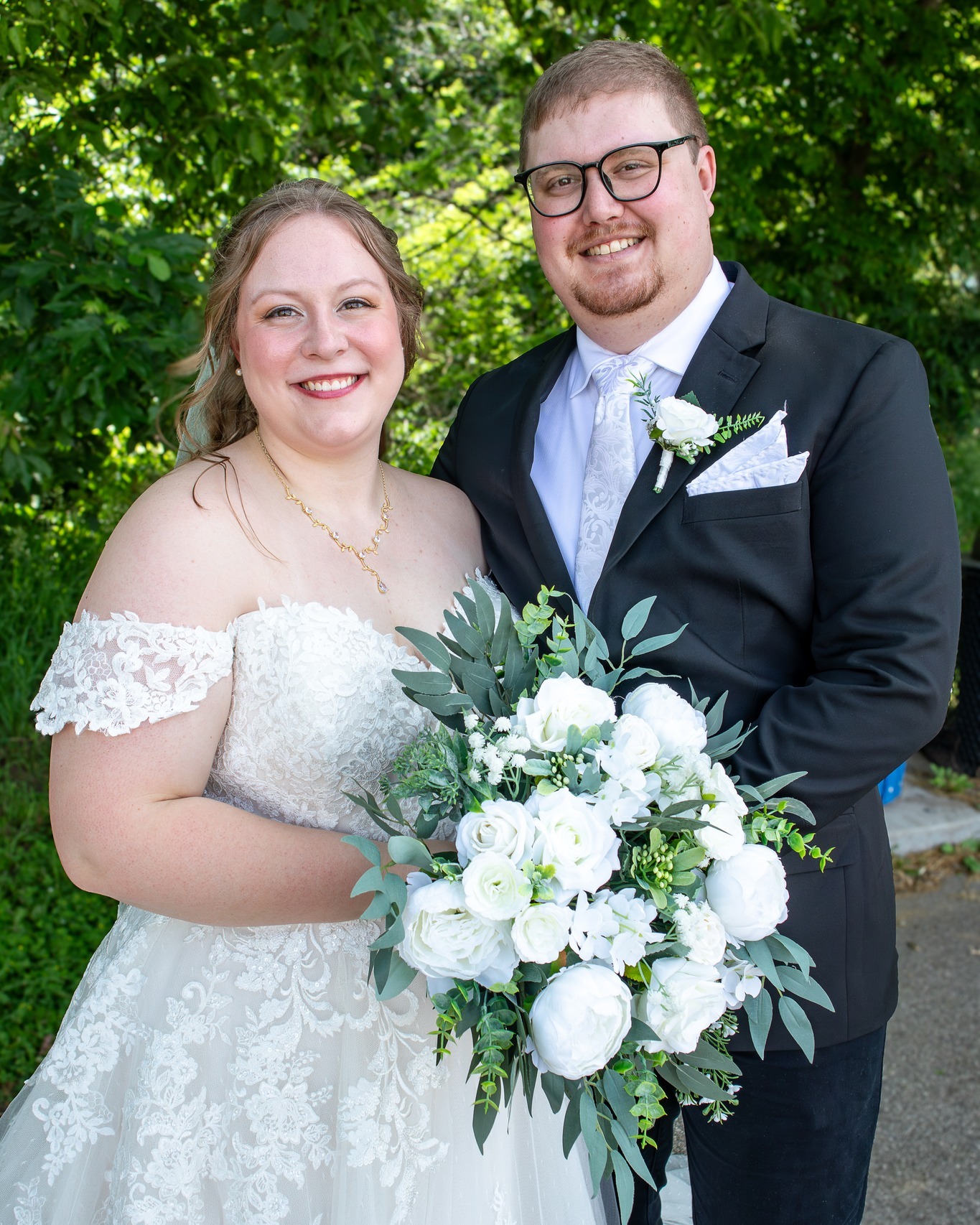Tiffany + Aaron
6.14.25
love story - Aaron & I met at @wartburgcollege, where we both worked in the kitchen. We slowly started talking at work, & the talking led to hanging out, & before we knew it, we were together. We have been together since November 2020, & would not have it any other way. Since 2020, our family has grown with the addition of Grace, our beagle mix, who was a foster fail.
the dress - My favorite part about my dress, besides everything about it, was how comfortable it was to wear all day! I have been to weddings where the brides have complained about their dresses rubbing the wrong way, being super heavy, & just not fitting like they thought they would, & I had no issues with my dress at all! It was comfortable to wear, & I was in it for at least 10 hours!
most memorable moment - My most memorable moment was my first dance with my husband, everything about it was just so perfect, even though we didn't practice our first dance as much as we should have.
advice - My advice for future brides is to not let some of the smaller things get in the way of your day. Many small things went wrong at my wedding, & every time I saw something that didn't go right, I tried to keep the mantra of "who cares, at the end of the day, I am married." Even with the small things that went wrong at my wedding, I wouldn't have changed it for the world - those moments made my wedding unique in a way that I will never forget.
Wedding Dress: @marabrides + @justinalexander
Photographer: @chasingtimephoto
Venue: @sherwoodforesteventcenter
Hair: @blushsalon_dsm
DJ: Select Entertainment