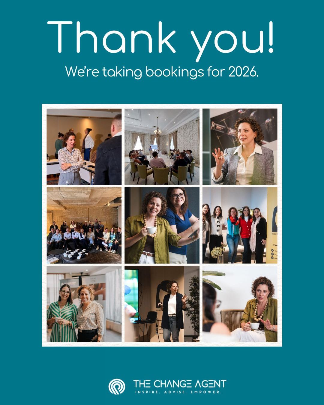 Itโs been a full and fulfilling year at The Change Agent so far ๐
From delivering leadership development programs and 360ยฐ feedback sessions, to running multiple public workshops and coaching emerging leaders across sectors. We also launched our sister brand - Fractional HR Malta! #2025 has been all about growth, connection, and impact.
๐ง๐ต๐ฒ ๐๐ต๐ฎ๐ป๐ด๐ฒ ๐๐ด๐ฒ๐ป๐ ๐ถ๐ ๐ป๐ผ๐ ๐ณ๐๐น๐น๐ ๐ฏ๐ผ๐ผ๐ธ๐ฒ๐ฑ ๐ณ๐ผ๐ฟ ๐๐ต๐ฒ ๐ฟ๐ฒ๐บ๐ฎ๐ถ๐ป๐ฑ๐ฒ๐ฟ ๐ผ๐ณ ๐๐ต๐ฒ ๐๐ฒ๐ฎ๐ฟ (๐๐ต๐ฎ๐ป๐ธ ๐๐ผ๐ ๐๐ผ ๐ฎ๐น๐น ๐ผ๐๐ฟ ๐ถ๐ป๐ฐ๐ฟ๐ฒ๐ฑ๐ถ๐ฏ๐น๐ฒ ๐ฐ๐น๐ถ๐ฒ๐ป๐๐ ๐ฎ๐ป๐ฑ ๐ฐ๐ผ๐น๐น๐ฎ๐ฏ๐ผ๐ฟ๐ฎ๐๐ผ๐ฟ๐!) ๐ฎ๐ป๐ฑ ๐๐ฒ ๐ฎ๐ฟ๐ฒ ๐ฎ๐น๐ฟ๐ฒ๐ฎ๐ฑ๐ ๐๐ฎ๐ธ๐ถ๐ป๐ด ๐ฏ๐ผ๐ผ๐ธ๐ถ๐ป๐ด๐ ๐ณ๐ผ๐ฟ ๐ค๐ญ ๐ฎ๐ฌ๐ฎ๐ฒ.
For HR inquiries, please reach out to Stephanie Borg or Dr Elaine Dutton at Fractional HR Malta!
If your organisation is ready to invest in stronger leadership, healthier conversations, and meaningful change - weโd love to connect.
๐ www.thechangeagent.eu
๐ฉ info@thechangeagent.eu
#TheChangeAgent
#LeadershipDevelopment
#PersonalityAssessments