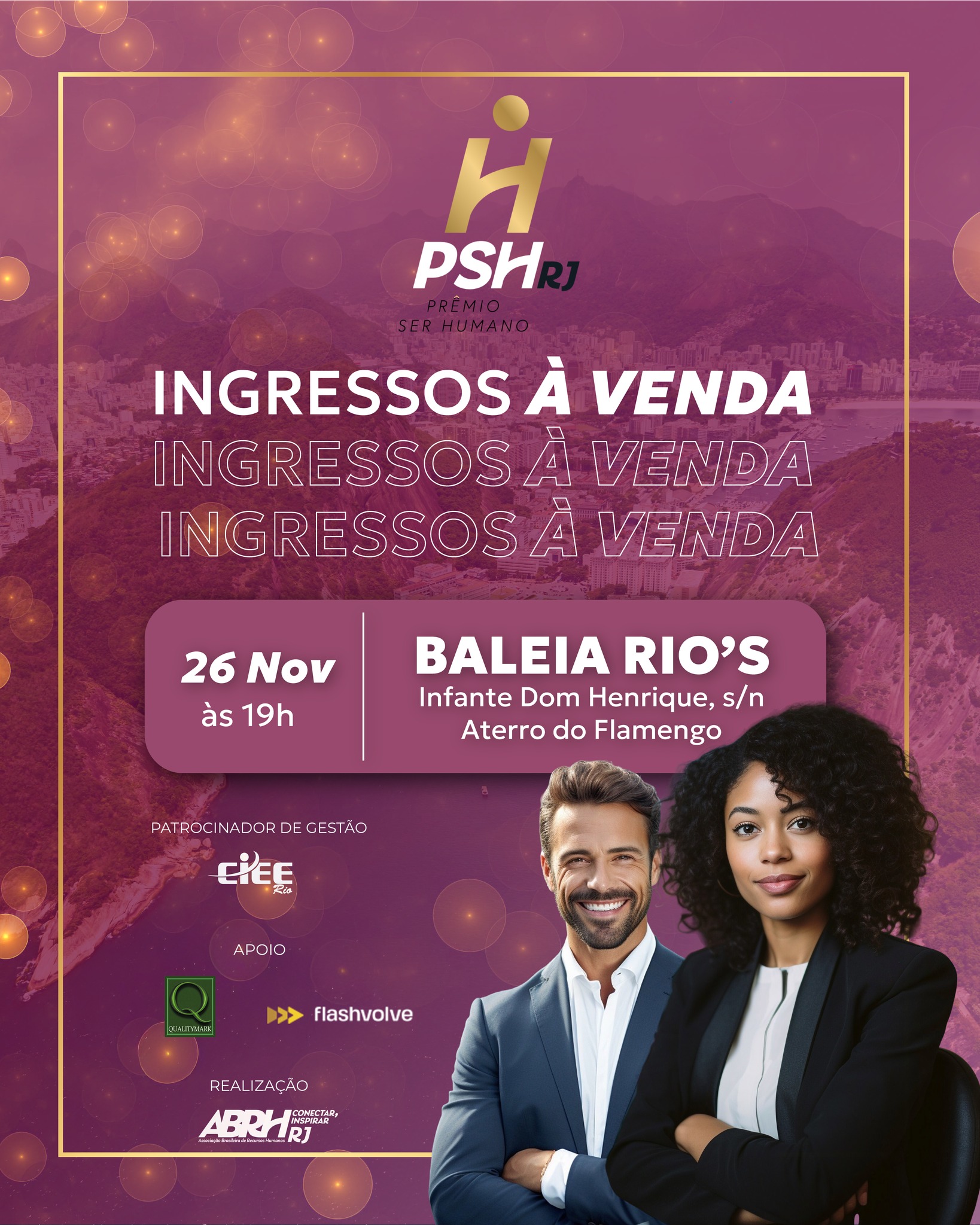 As vendas estão abertas para o Prêmio Ser Humano 2025!
Garanta seu lugar em uma das noites mais inspiradoras da gestão de pessoas no Rio de Janeiro!
Um momento de celebrar cases de sucesso, reconhecer boas práticas e valorizar quem transforma o mundo do trabalho com propósito e inovação.
Ingressos já disponíveis!
Link na bio.