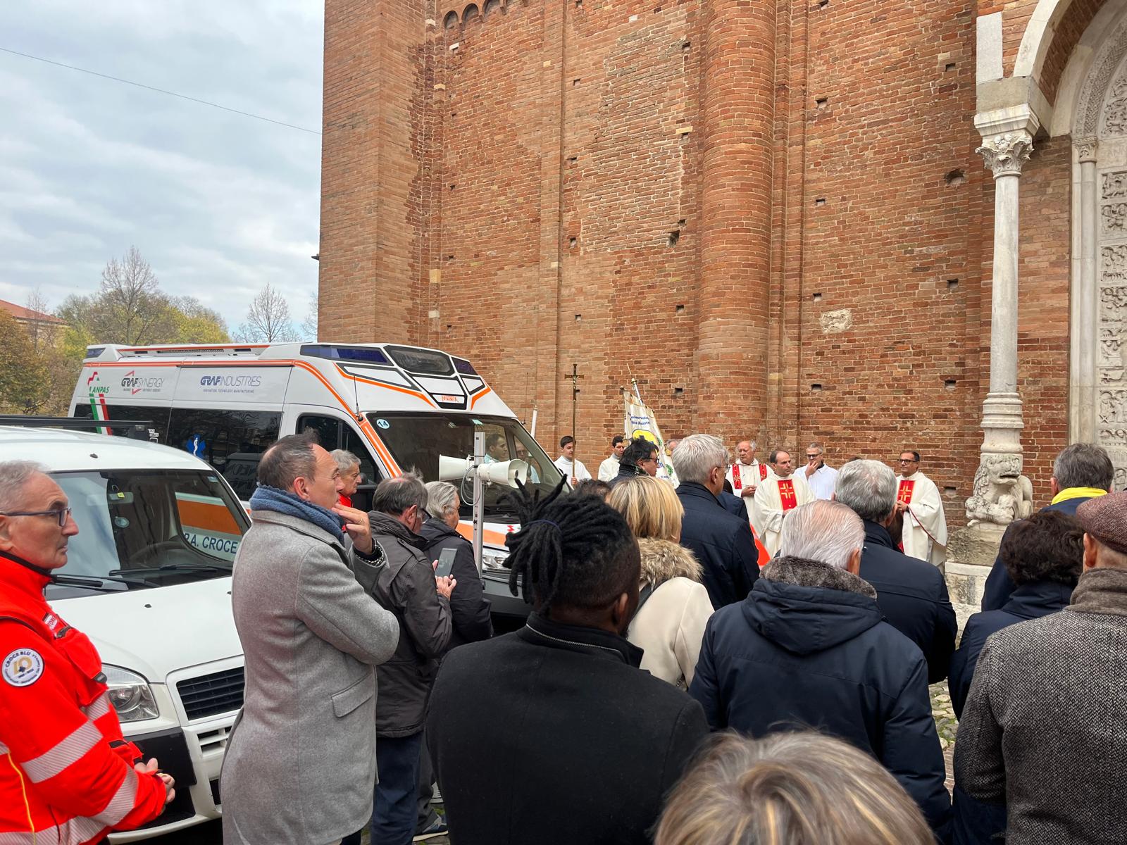 Presenti alla S. Messa in Abbazia a Nonantola in occasione della Giubileo del Lavoro e Giornata del Ringraziamento.