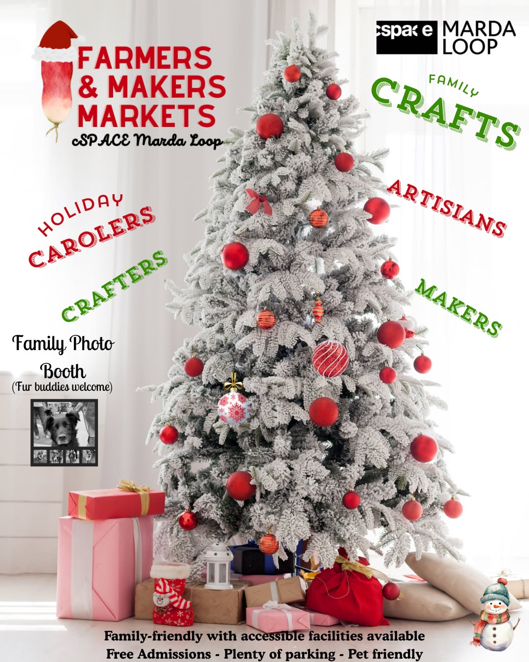 The doors are opening soon!
Come celebrate the start of the holiday season and find every gift on your list at the Farmer's & Makers Christmas Market at cSPACE Marda Loop
Forget the last-minute stress. We have gathered incredible local artists, crafters, makers, and farmers to ensure you find the most unique, high-quality, and delicious items to put under your Christmas tree.
Be the First: Get the best selection! Our vendors have stocked up, but the most popular unique items go fast.
Festive Fun: Enjoy the cozy atmosphere, grab a gourmet coffee or treat, and kick off your weekend the right way.
Shop Local, Give Better: Every dollar you spend directly supports a Calgary small business.
TODAY! 10:00 AM – 2:00 PM 📍 cSPACE Marda Loop (1721 29 Ave SW)
We can’t wait to see you! Tag a friend who needs a gift-finding boost! 👇 @cspace.mardaloop
#calgarychristmasmarkets2025
#yycchristmasmarkets
#mardaloopchristmasmarkets
#christmasmarket