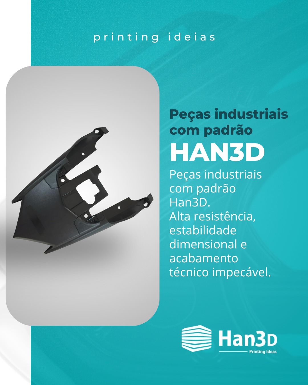 A tecnologia SLA da Han3D entrega peças industriais com alto nível de detalhe e resistência, otimizando processos e reduzindo o tempo de produção.
Perfeita para testes funcionais, montagem de equipamentos e substituição rápida de componentes.
🚀 Na Han3D, a inovação está presente em cada camada impressa — fortalecendo a indústria com tecnologia e precisão.
#Han3D #Indústria3D #PeçasTécnicas #Impressão3DIndustrial #SLA #ManufaturaAditiva #EngenhariaAvançada #TecnologiaIndustrial #ProduçãoEficiente