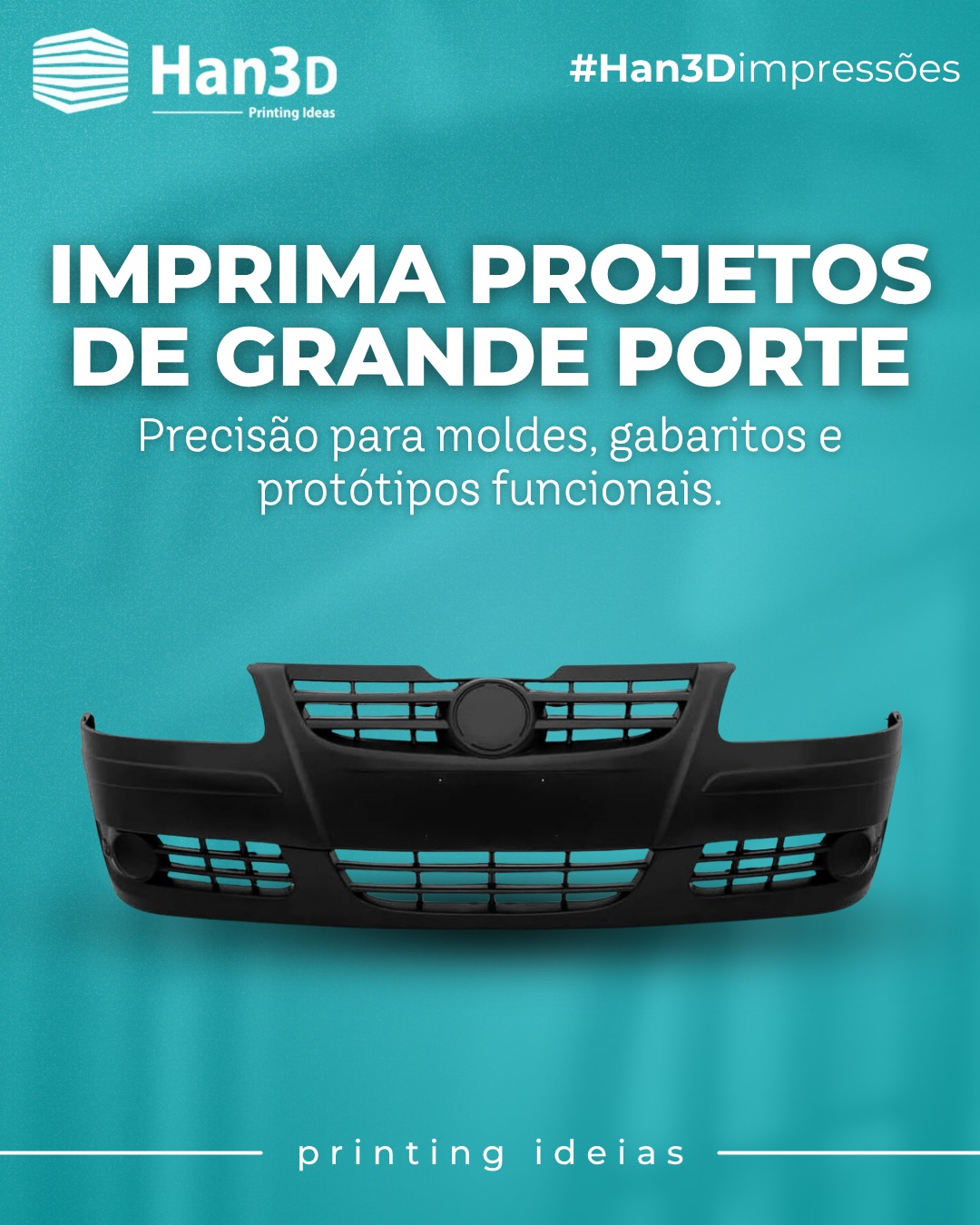Projetos industriais robustos exigem tecnologia à altura e a Han3D entrega exatamente isso.
Com impressão SLA de grande formato, produzimos peças técnicas amplas, detalhadas e com acabamento profissional, ideais para:
✔️ Protótipos estruturais
✔️ Carcaças, tampas e componentes volumosos
✔️ Gabaritos e suportes industriais
✔️ Testes funcionais em escala real
Quando o projeto cresce, a Han3D cresce junto.
Transforme ideias complexas em peças sólidas, com velocidade e precisão.
#Han3D #ProjetosDeGrandePorte #Impressão3DIndustrial #SLA #ManufaturaAditiva #PeçasIndustriais #Engenharia #PrototipagemAvançada