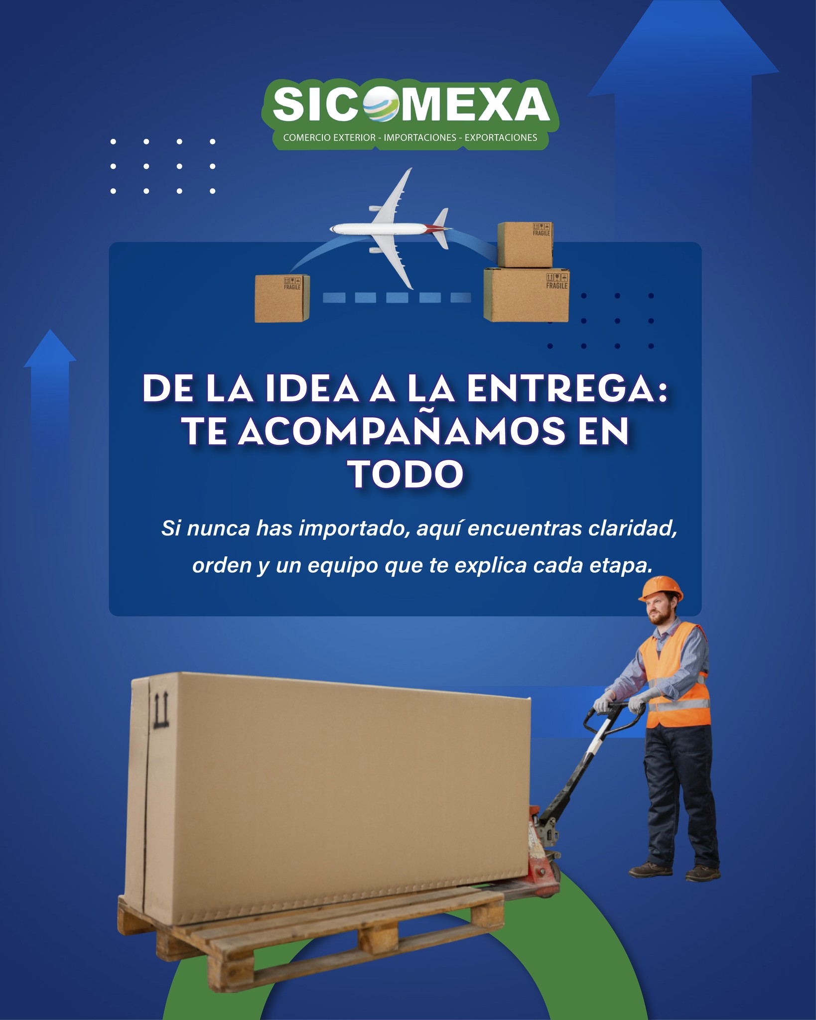 📦 Desde la idea hasta la entrega final 🚢
Si nunca has importado antes, aquí encontrarás claridad, orden y acompañamiento real.
📲 ¿Listo para comenzar?
099 776 9884
Sicomexa te guía en todo el proceso.