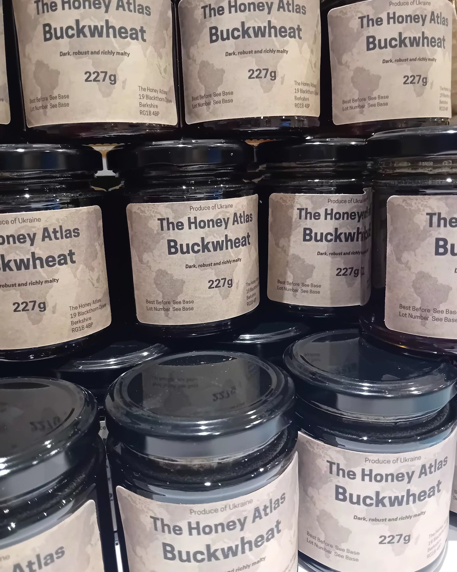 We now have Buckwheat honey available on our website. This honey is dark with a malty/treacle taste.