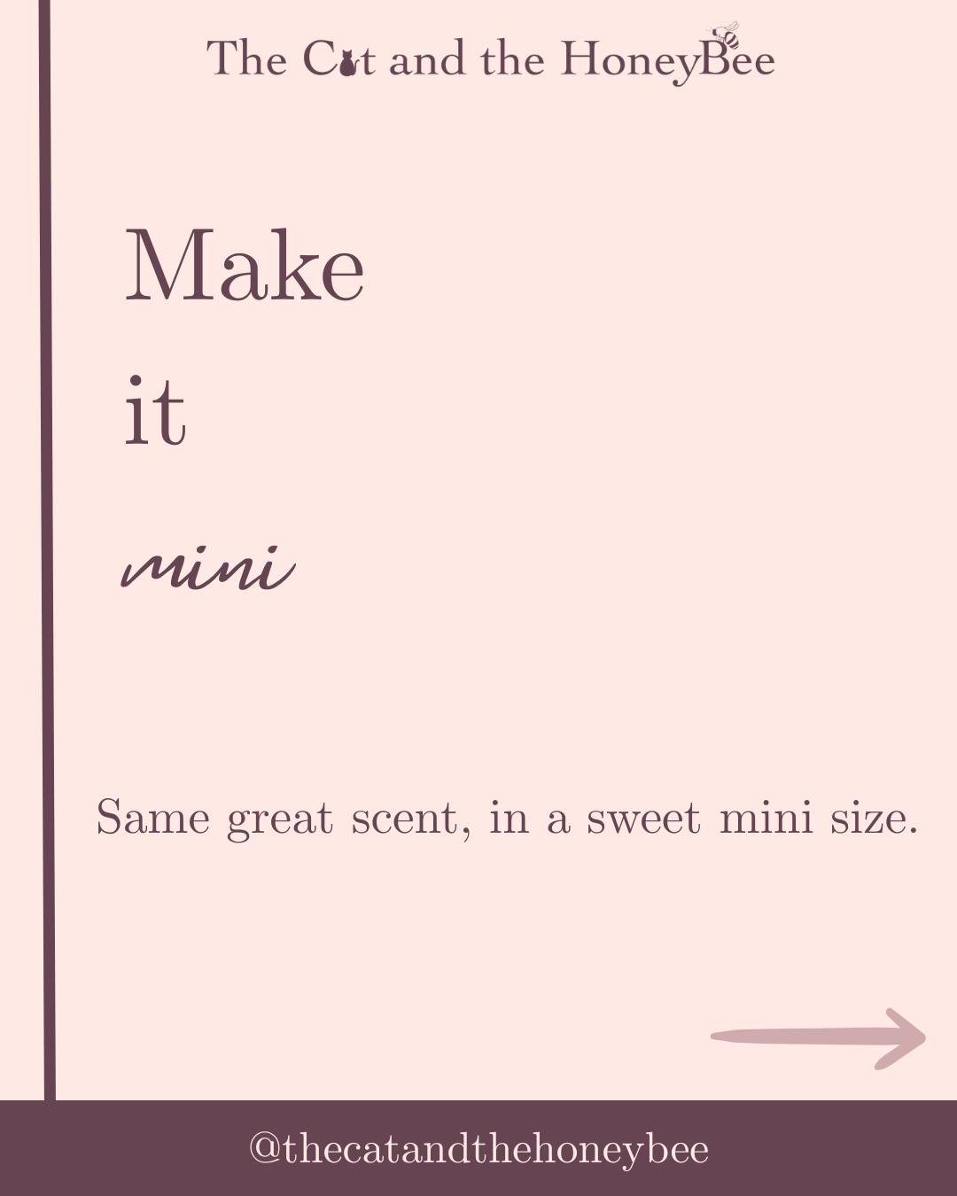 We have a new size!
Our new 4oz candles offer 20-25hrs of burn time. Perfect for smaller spaces or to try out a new scent.
Available on the website now, these would be perfect as a gift.
-
-
-
-
-
-
-
-
-
-
-
#TheCatAndTheHoneybee #supportlocal #frankincense #crystalenergy #HandmadeWithLove #crystals #SupportSmallBusiness #myrrh #goodenergy #crystalhealing #lightacandle