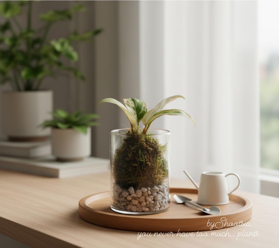 ✨ A little kokedama story ✨
Kokedama comes from Japan and simply means “moss ball.” It is a soft, natural way to let a plant show its true shape, wrapped in moss and calm. It carries the spirit of wabi sabi, the quiet beauty found in simple things.
Here is the one I made yesterday 🤍🌿
A tiny treasure that brings peace to any corner.
#Shootsia #Kokedama #OttawaPlants #PlantArt #TinyTreasures #YouNeverHaveTooMuchPlants