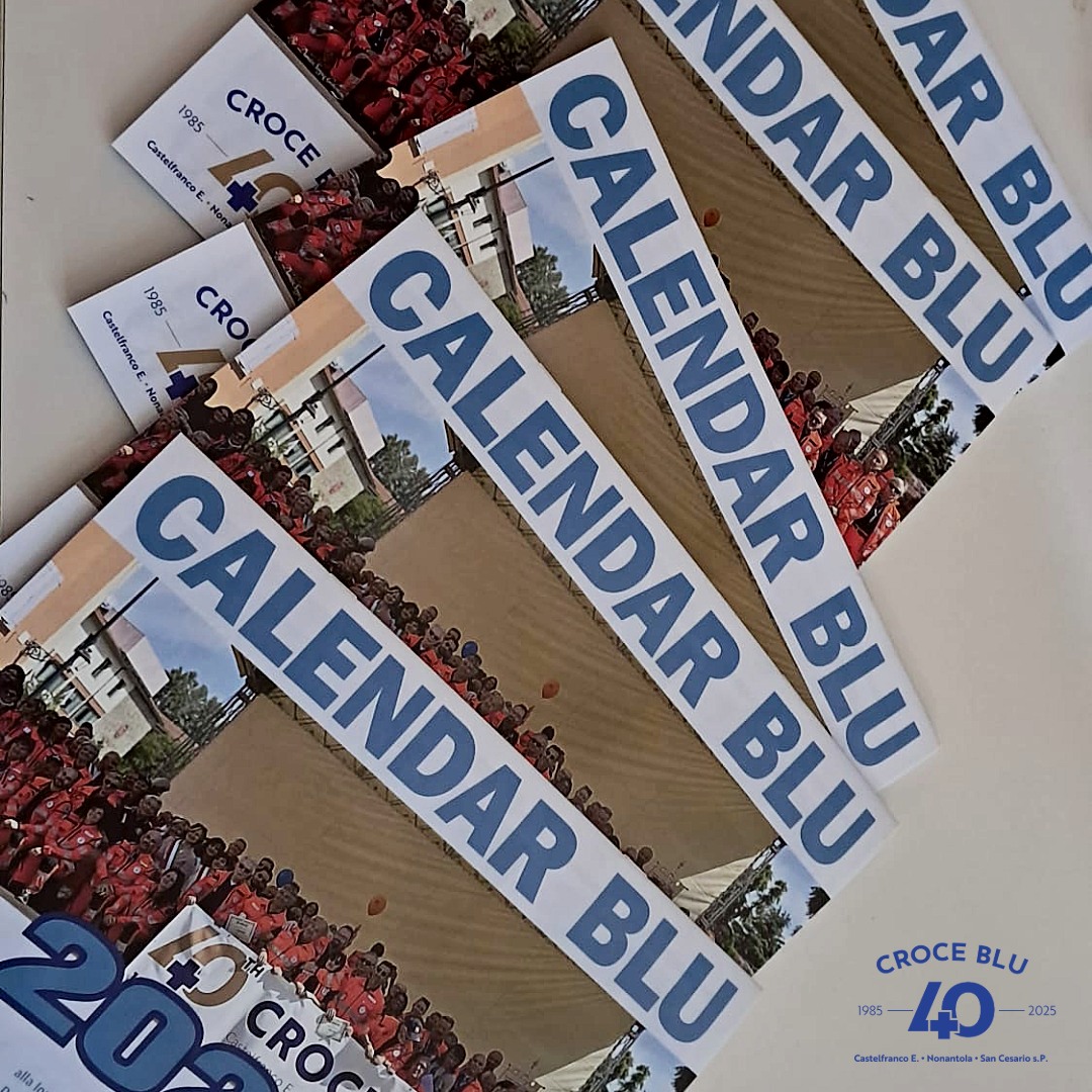 Il Calendar Blu 2026 è arrivato! Puoi ritiralo presso le nostre Sedi.
Ti aspettiamo!
.
.
.
#annonuovo #croceblucastelfranco #calendario