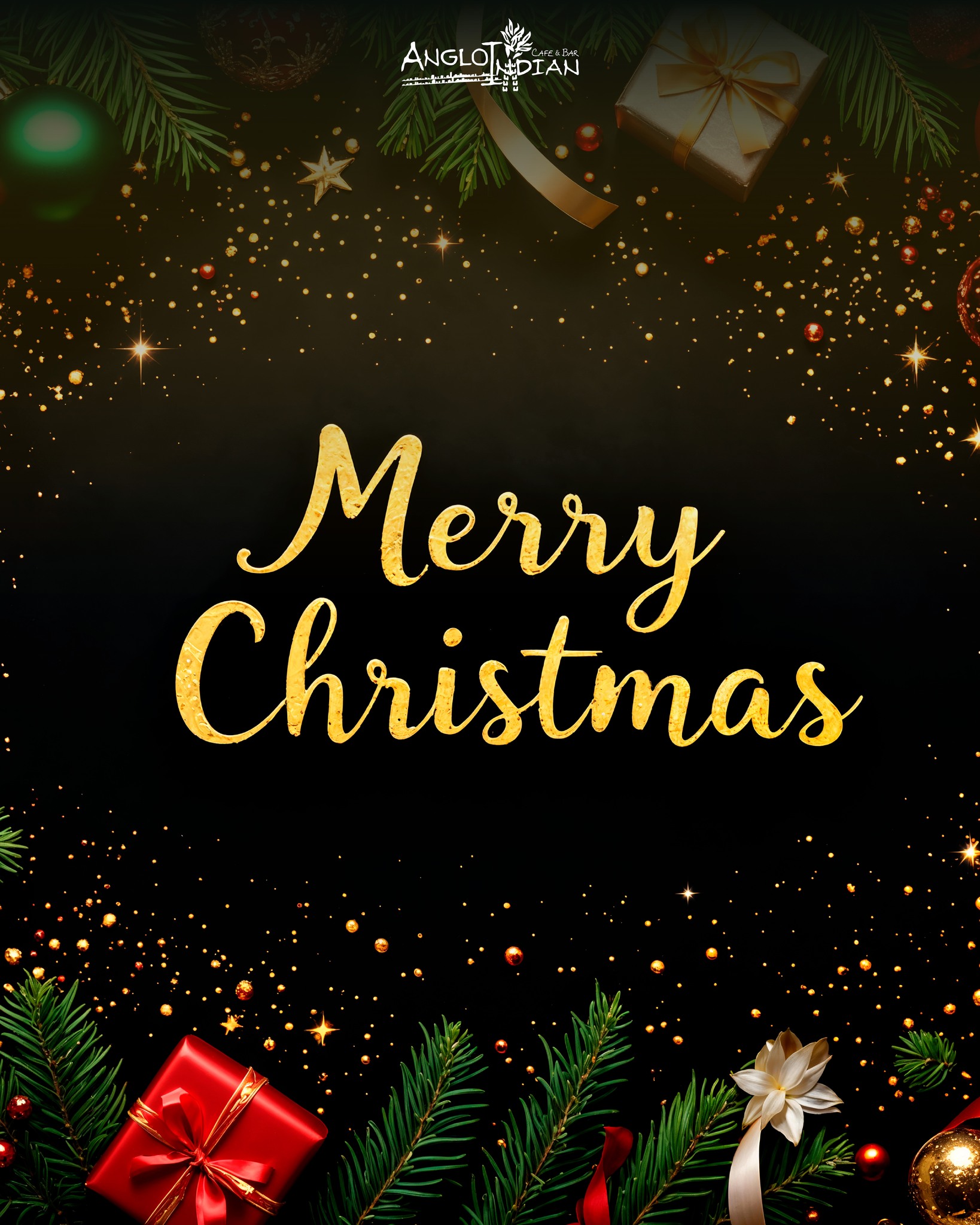 Merry Christmas to everyone! 🎄
May your day be warm, joyful
and filled with the laughter of the people you love.
From all of us at Anglo Indian Café & Bar, CHIJMES —
Thank you for joining us in celebrating the season. ✨
—
Anglo Indian Cafe & Bar
📍 1 Shenton Way, #01-08, Singapore 068803
📞 6636 9411
📍 30 Victoria St, #01-13 CHIJMES, Singapore 187996
📞 6873 2750
📍 5 Straits View, #01-10 Marine One West Tower, Singapore 018935
Thank you for celebrating the season with us. ✨