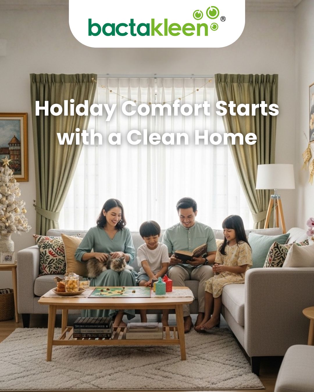 Gift your family with the gift of safety this holiday season.
With family gatherings ramping up keep your home clean with Bactashield’s 99.99% protection for a worry free holiday.
🔗 Get yours now: https://tr.ee/QE53ug
#holidayseason #christmas #bactasheild #bactakleen
