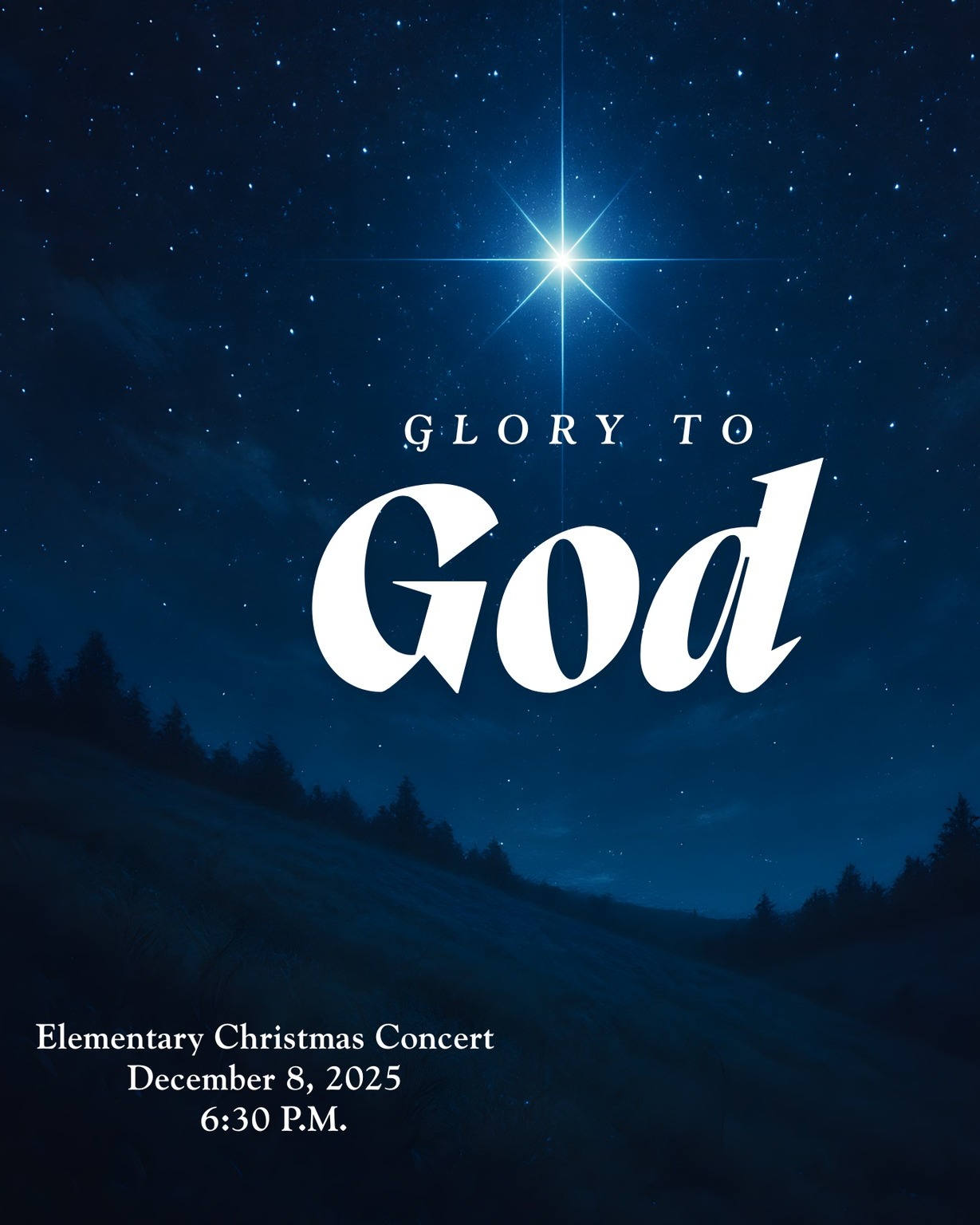 Only TWO more sleeps until our elementary Christmas program! Don't forget to mark your calendars and join us at 6:30pm on Monday as we celebrate the birth of our Savior.