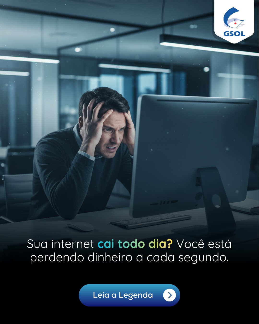 Sua internet cai todo dia. Vídeo conferências travam. Seus clientes esperam eternidade para carregar a página. Você está perdendo dinheiro a cada segundo.
😤A realidade é que 70% das empresas ainda usam internet de baixa qualidade. Conexão instável, velocidade inconsistente, suporte inexistente. Resultado? Produtividade cai 40%, clientes ficam frustrados, reputação abalada. Mas existe solução. Internet corporativa de fibra oferece velocidade garantida, uptime 99.9%, suporte 24/7 e escalabilidade infinita. Empresas que migram para internet de qualidade aumentam produtividade em 50%, reduzem custos operacionais em 30% e economizam R$ 150 mil por ano em perdas. Seus concorrentes já estão com conexão blindada.
💰A GSOL oferece internet corporativa com fibra dedicada, SLA garantido, backup automático e suporte técnico imediato. Conecte sua empresa com velocidade e confiabilidade. Sua produtividade merece melhor.
💪Clique no link da bio e saiba mais: @gsol.solutions
📞 (21) 3232-7000
📧 comercial@gsol.com.br
#InternetCorporativa #FibráÓtica #ConectividadeEmpresarial #GSOL #VelocidadeDeInternet #InfraestruturaDigital #TransformaçãoDigital #SoluçõesEmTI #ProutividadeEmpresarial #ConexãoSegura #TecnologiaDeRedes #InovaçãoTecnológica #EficiênciaOperacional #SucessoEmpresarial #InteligênciadeNegóciosHashtags: #InternetCorporativa, #FibráÓtica, #ConectividadeEmpresarial, #GSOL, #VelocidadeDeInternet, #InfraestruturaDigital, #TransformaçãoDigital, #SoluçõesEmTI, #ProutividadeEmpresarial, #ConexãoSegura, #TecnologiaDeRedes, #InovaçãoTecnológica, #EficiênciaOperacional, #SucessoEmpresarial, #InteligênciadeNegócios