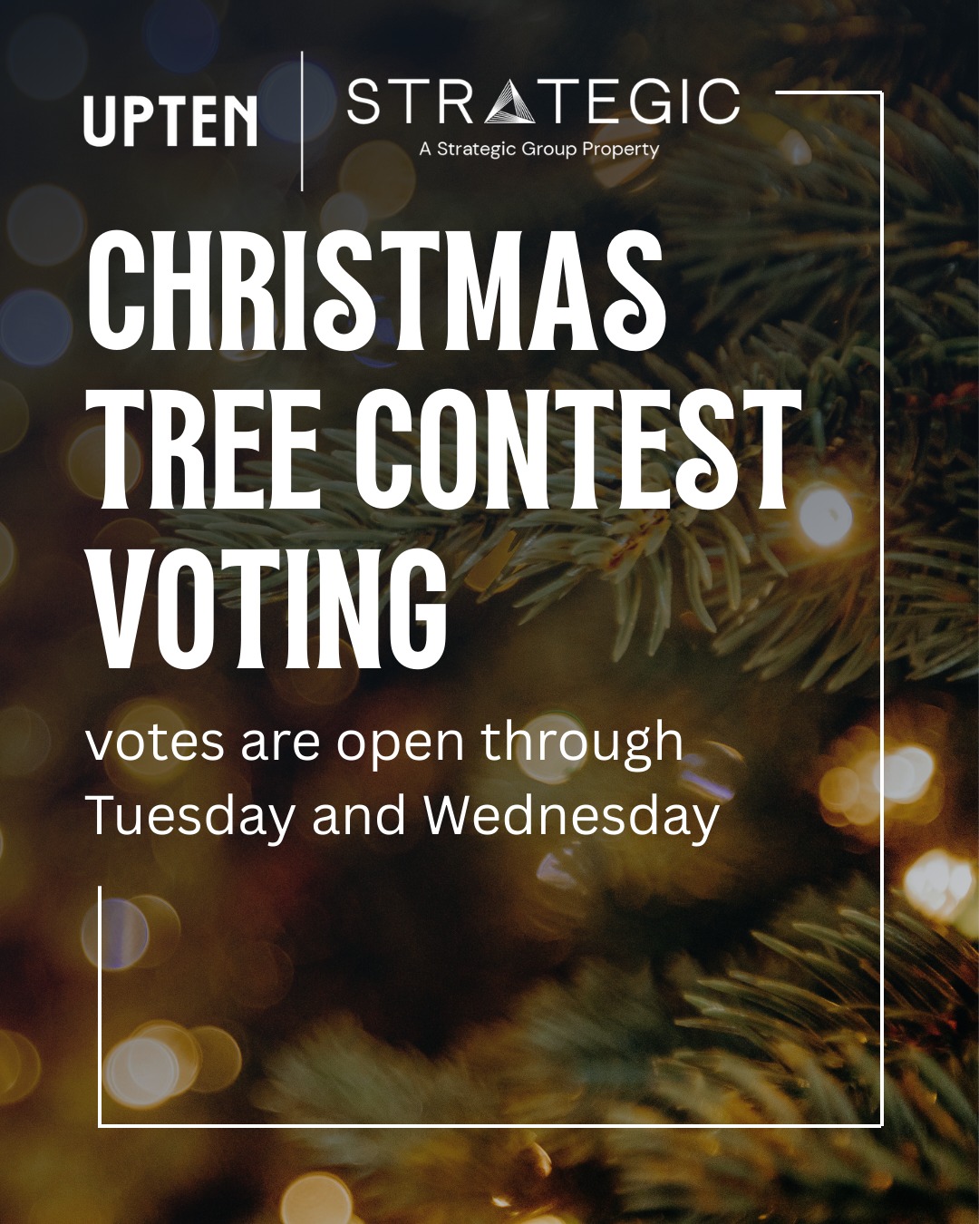 🎄✨ UPTEN Christmas Tree Contest – It’s Time to Vote! ✨🎄
Our UPTEN residents have gone all out with their holiday spirit, and now it’s your turn to tell us which one you like the best!
Scroll through the trees and comment on your favourite that brings you the most festive joy.
🎅 Voting closes: Wednesday evening
Ready… set… VOTE! 👇👇👇
#UPTEN #UPTENHolidays #ChristmasTreeContest #HolidaySpirit #VoteYourFavourite #OfficeHolidays