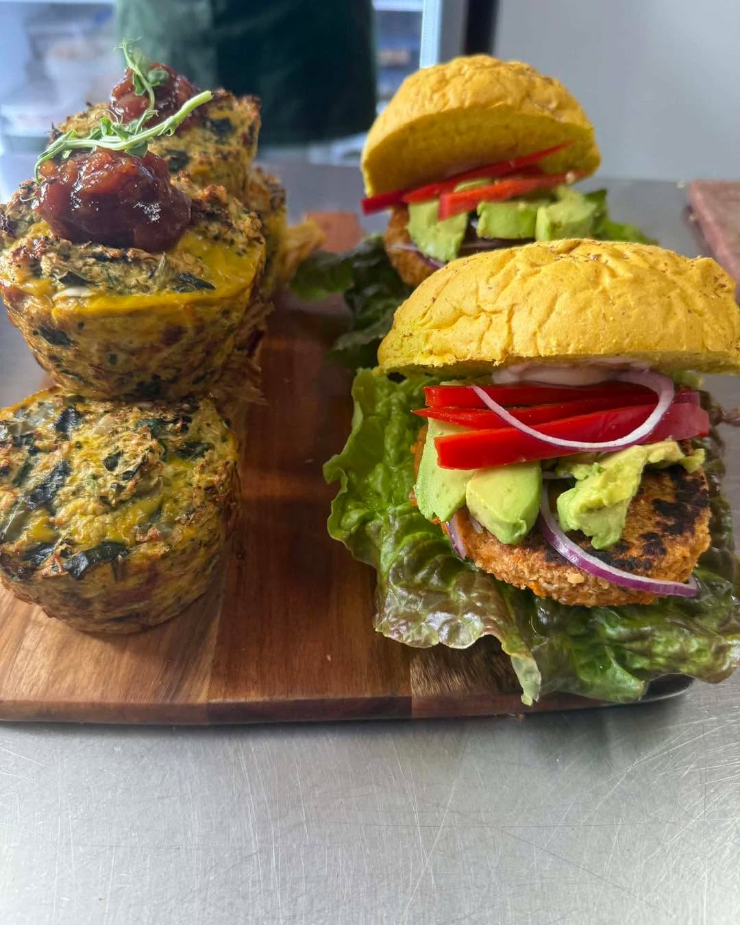 Isn’t this time of year just so good for so many reasons! Sunshine, festivities, family and friends…and fresh yummy food!
We have some new items in the cabinet to try!
• Cauliflower tarts🥧
• Turmeric plant based chicken burgers 🍔
• And a yummy kale, yam and feta salad with a tahini and mustard dressing 🥗
Mouth watering right?!
#cafe #cafeambience #yummy #freshfoods #plantbased #summer #local