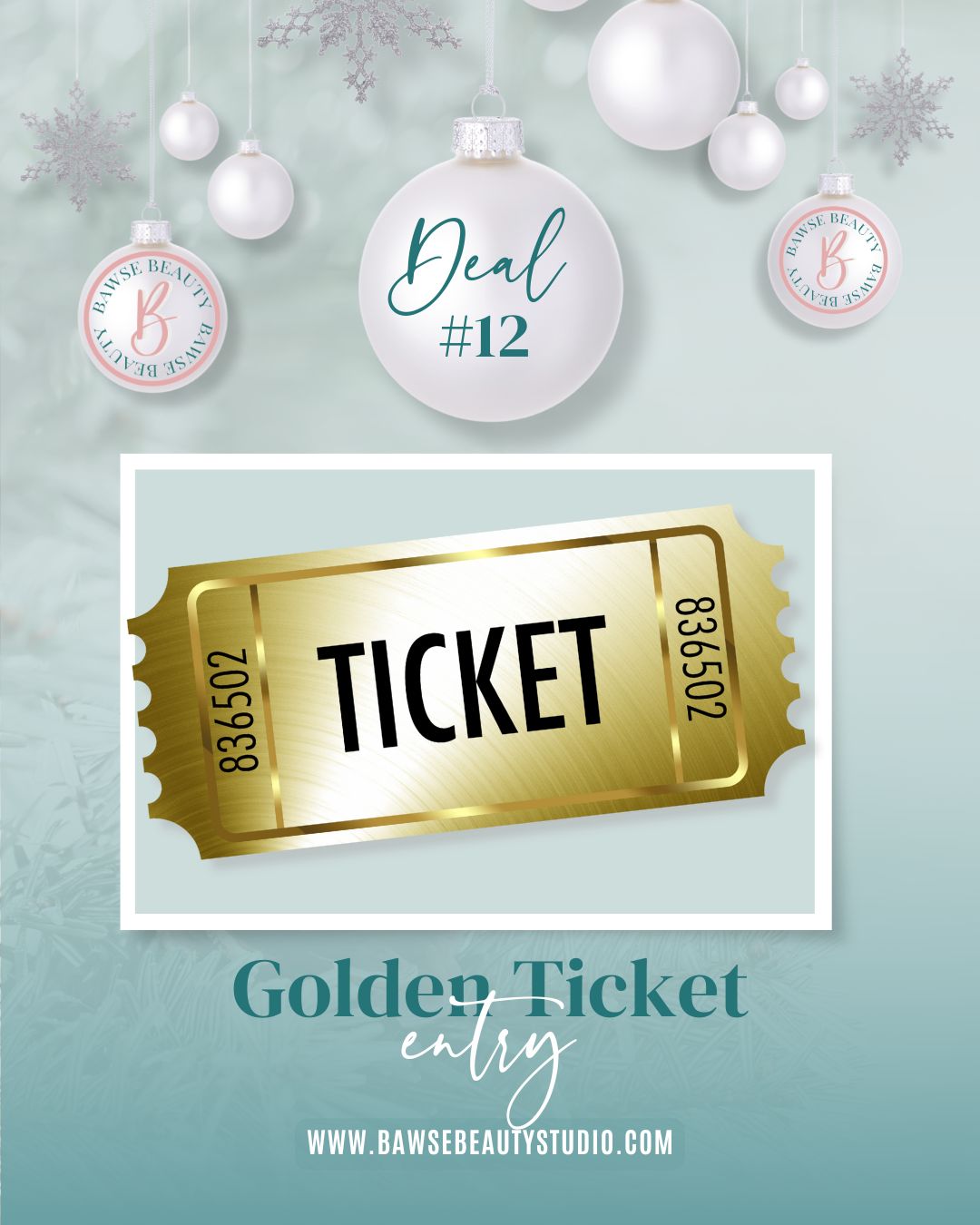 We made it to Day 12, and I had to end it with a bang. 🎉🥹✨
Today only:
✨ Book ANY service and you’re automatically entered to win the Bawse Beauty Golden Ticket.
Winner gets THEIR choice of:
💛 A FREE Brazilian Wax
or
💛 $50 Studio Credit
This is your sign to go ahead and book that appointment you’ve been putting off. 👀
Smoothness + a chance to win? Say less.
Link in bio — go claim your entry.