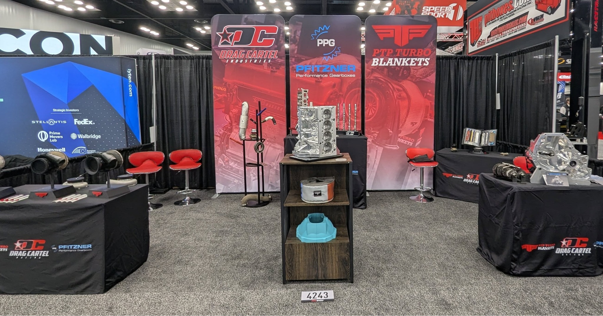 We are ready for day 1 of the PRI Show. Come by booth 4243 to see our new B-Series 5&6 Speed Sequential and feel how it shifts.
There is also some other great products here to see!
Drag Cartel Industries
@ptpturboblankets