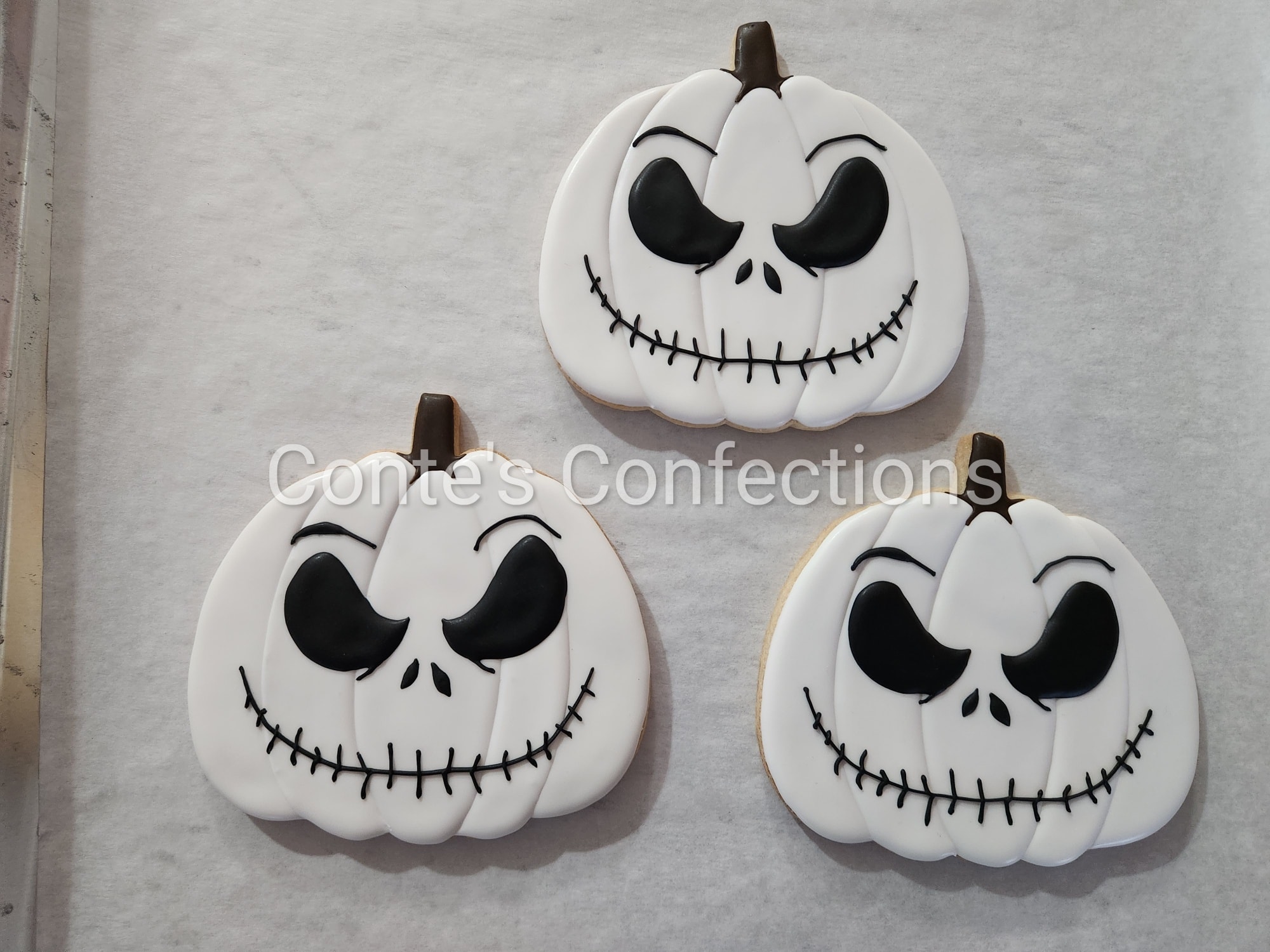 Spooky pumpkins.