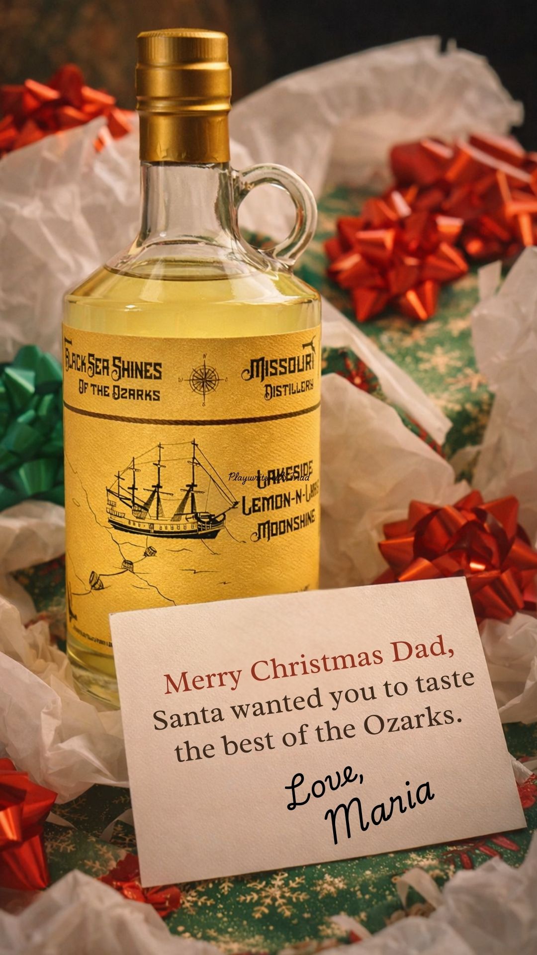 Christmas doesn’t end when the paper hits the floor.
Some gifts get poured.
Some get appreciated.
Some remind Dad you actually nailed it this year.
From the Ozarks, where real whiskey is still made the right way. 🥃
www.blackseashines.com
Hashtags (tight + regional):
#RealWhiskey
#OzarkWhiskey
#MissouriDistillery
#CraftDistilled
#BlackSeaShines
#EurekaSprings
#TableRockLake