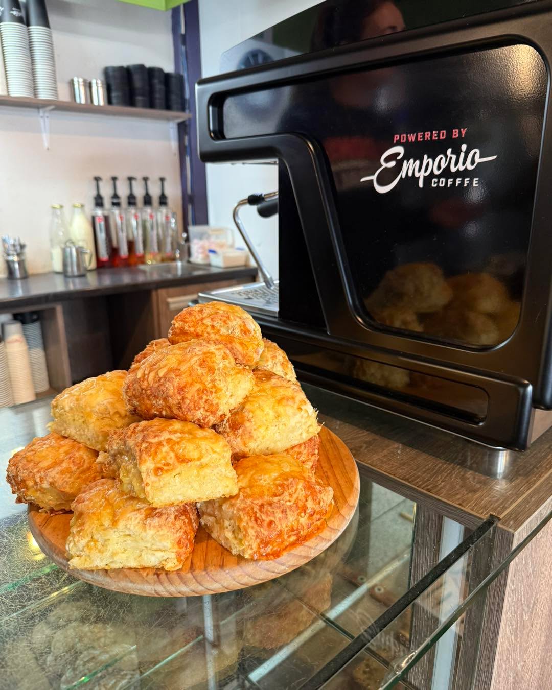 We are open today (Sunday 21 December) serving your favourite coffee and scones from 8am! #emporio #coffee