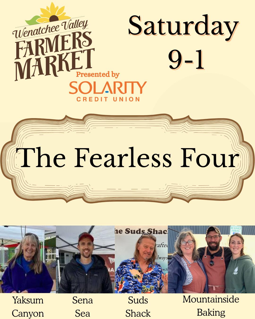 They have weathered torrential downpours, frigid temperatures and wind that forced them to take down their tents. But they have perservered!!! And they are returning for the Final Market of the Season!!!!! Come say hi to Sue, Bret, Ted and Brent, and a surprise guest?!?!?! We will be in the main West Entrance of @pybuspublicmarket We hope to see you there one last time. #FarmOn #Marketlife with @solaritycreditunion