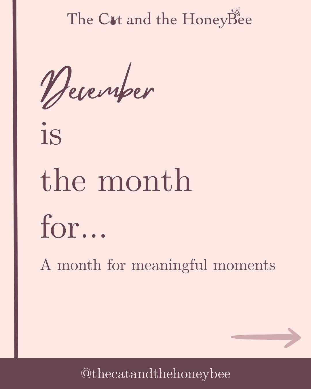 What will your December be for?
Celebrating how far you’ve come, reconnecting with loved ones, or finally taking a breath?
Make this month yours.
-
-
-
-
-
-
-
-
-
-
-
#Christmas #decembertoremember #thecatandthehoneybee #catandhoneybee #ArchwayMarket #blessedandthankful #comfort #decembergoals