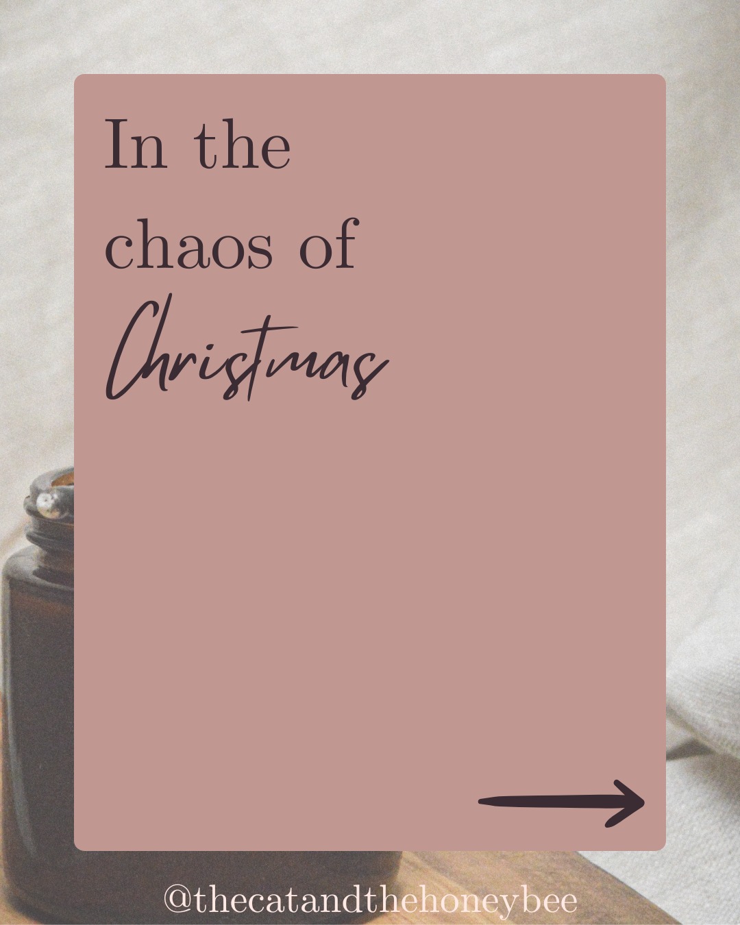 With all the giving, planning, wrapping, hosting, and running around… don’t forget you.
This season can be beautiful and chaotic at the same time from Christmas to New Year; so take moments to breathe, restore your energy and ground yourself.
Light a candle, slow your pace and let a little calm in.
-
-
-
-
-
-
-
-
-
-
-
#thecatandthehoneybee #catandhoneybee #blessedandthankful #decembertoremember #MindfulMoments #calmingvibes #InnerPeace