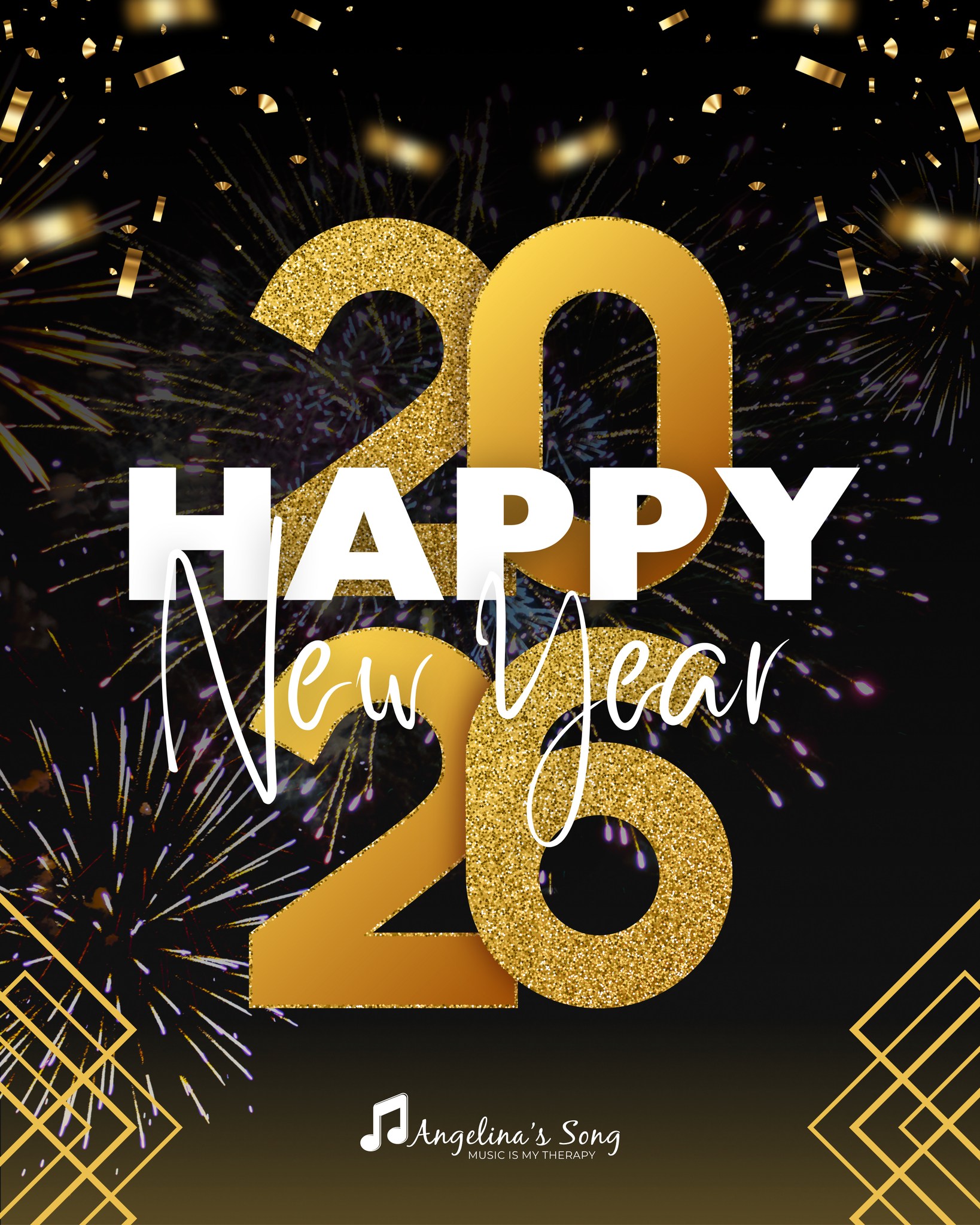 New year, new memories, and a brand-new soundtrack. 🎧🎉
Wishing you a year filled with hope, healing, and harmony.
Happy New Year!