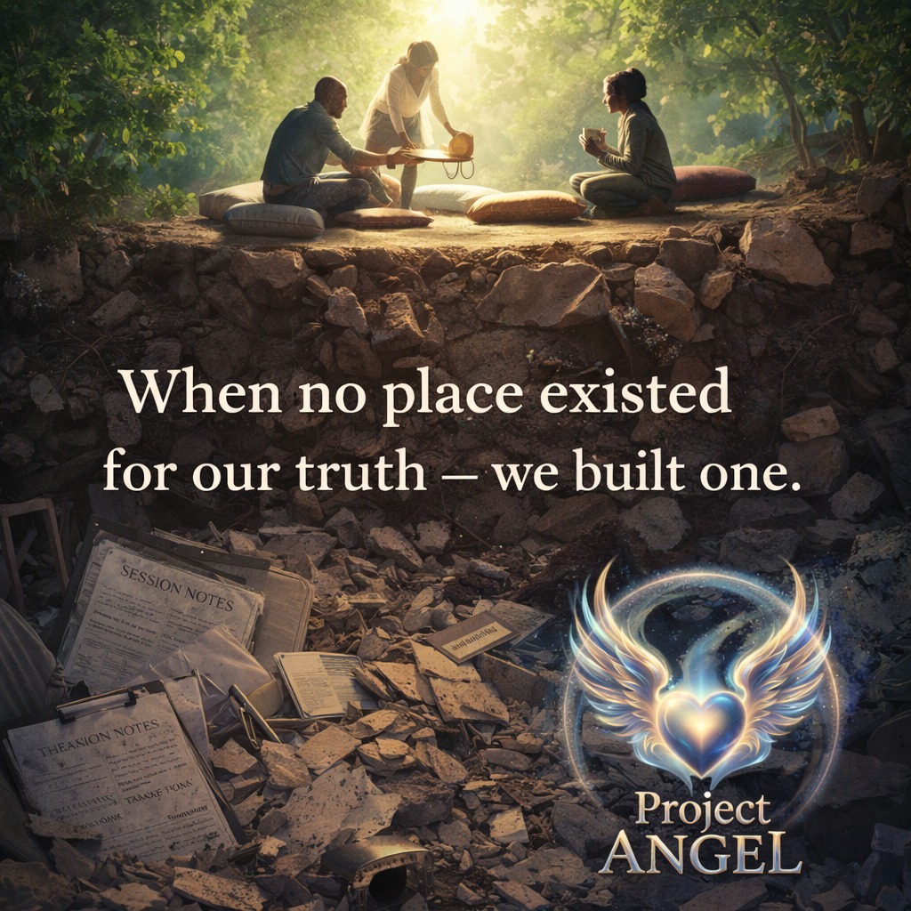 There was no place for me.
When I escaped, I spent three years looking for help.
I tried everything people said would work â domestic violence shelters, complex trauma programs, even inpatient care.
But nothing fit.
Nothing understood.
Because I wasnât just healing from trauma.
I was trying to survive what most people have never heard spoken aloud.
Some programs turned me away â said my story was âtoo much.â
Others tried to cram me into systems that werenât built for survivors of trafficking.
They couldnât see what this kind of trauma really does to a person.
And the ones who wanted to help â they meant well.
But they didnât have the tools.
They didnât understand the layers:
The fear. The flashbacks. The deep body programming.
The loss of self.
The way you forget how to even exist.
So I became the experiment.
I tried everything â and slowly, I began to find what worked.
Not to manage symptoms.
But to actually begin healing.
Not coping.
Not suppressing.
But healing.
And from those years of walking with those who truly saw me â guides, mentors, teachers who helped me find the way back to myself â
Project Angel was born.
Not as a program.
But as a space.
A way.
A home for healing that doesnât ask survivors to fit into systems that never saw them.
Since 2020, weâve supported survivors around the world â online and in person.
What weâve built now includes a sanctuary home in Peru, services for children and adults, and a way of healing that reaches the parts mainstream systems wonât touch.
Every path is different.
But no one whoâs walked this path with us is still stuck in the pain they carried.
No one is still medicated into silence.
They are rebuilding.
They are remembering who they are.
They are living.
This is why Project Angel exists.
Because there are still too many survivors out there with nowhere to go.
đȘœ If this story speaks to you â share it forward.
And in the comments, tell us:
How does this land with you?
What questions does it raise about healing, systems, or support?
We want to hear from you â whether you're a survivor, a supporter, or someone just beginning to learn.
#ProjectAngel #WhyWeExist