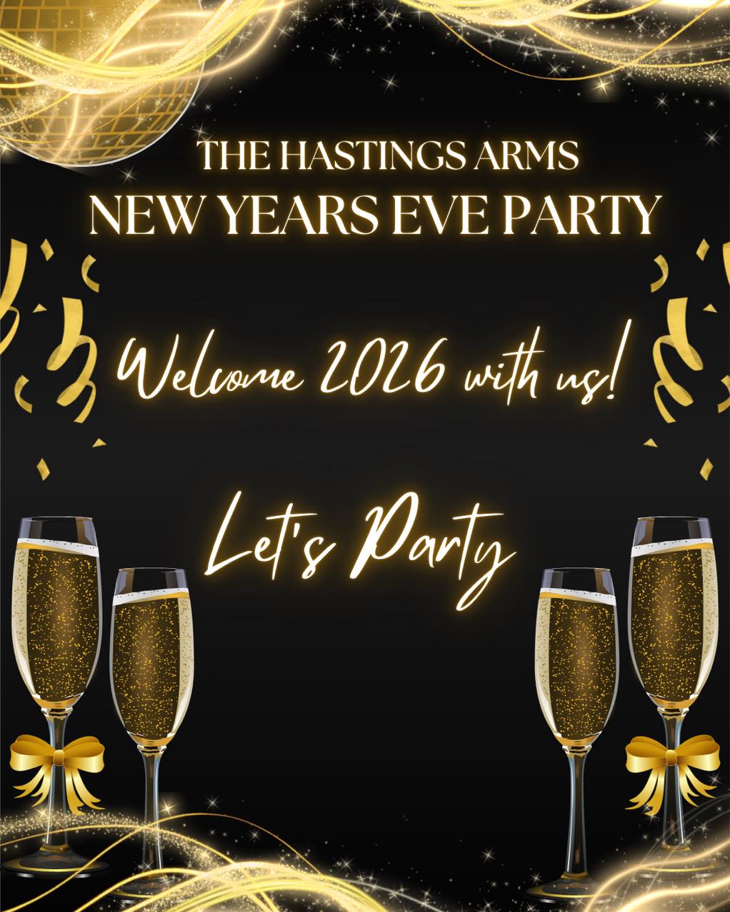 We can’t wait to welcome you all today for our New Year’s Eve party!! ✨✨
Our food will be served until 8pm as normal.
No tickets are required.
We will be kicking off the party vibes from 6pm. Music will be cranked up, disco lights activated and the song requests will be flowing!
Our bookable tables are all booked up but we have some spare for walk ins! Get down early to grab the last few tables… although we expect most to be dancing the night away until the clock strikes midnight 💃🏻🕺🏽
Photo Booth at the ready… drinks at the ready… canons at the ready… here’s to 2026!! 🥂🕕