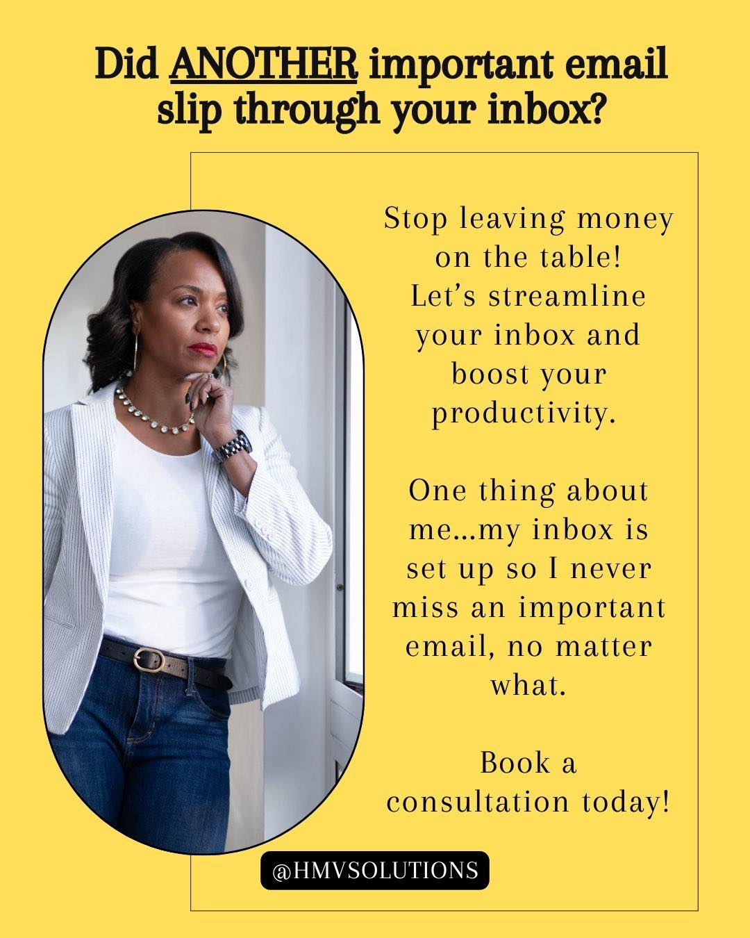 Stop letting a messy inbox slow you down! 📧
Your inbox shouldn’t cost you time, opportunities, or money. Mine is set up to make sure nothing important ever slips through.
Let’s get your inbox organized so you can focus on growing your business.
Book your consultation today!
#InboxOrganization #VirtualAssistantServices #AdminSupport #ProductivityHacks #TimeManagementTips #BusinessEfficiency #WorkSmarterNotHarder #EntrepreneurLife #WomenInBusiness #SmallBusinessGrowth #OrganizedAndEfficient #StressFreeAdmin #DelegationWorks #BusinessSupport #FocusOnGrowth #EfficiencyBoost
